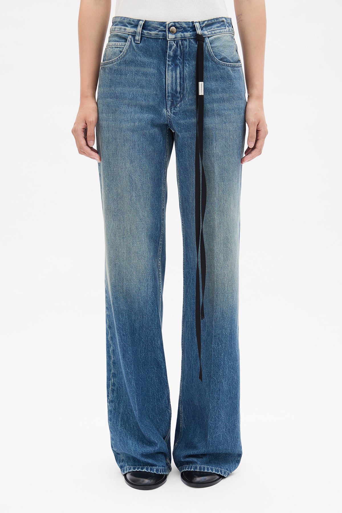 Pantaloni a Gamba Dritta 5 Tasche Vive 