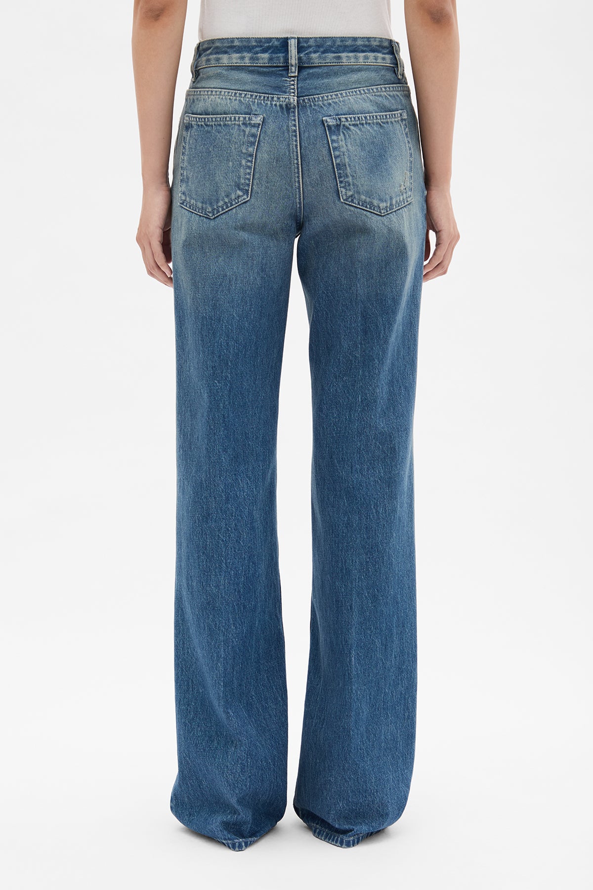 Pantaloni a Gamba Dritta 5 Tasche Vive 