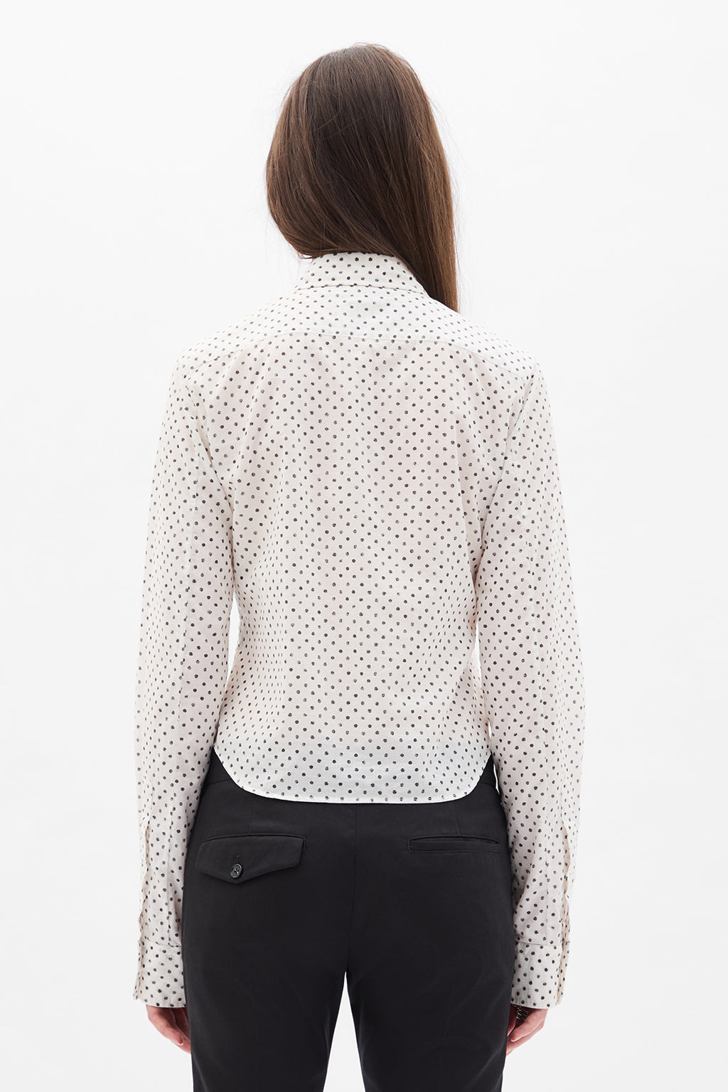 Erma Slim Fit Ruffled Shirt