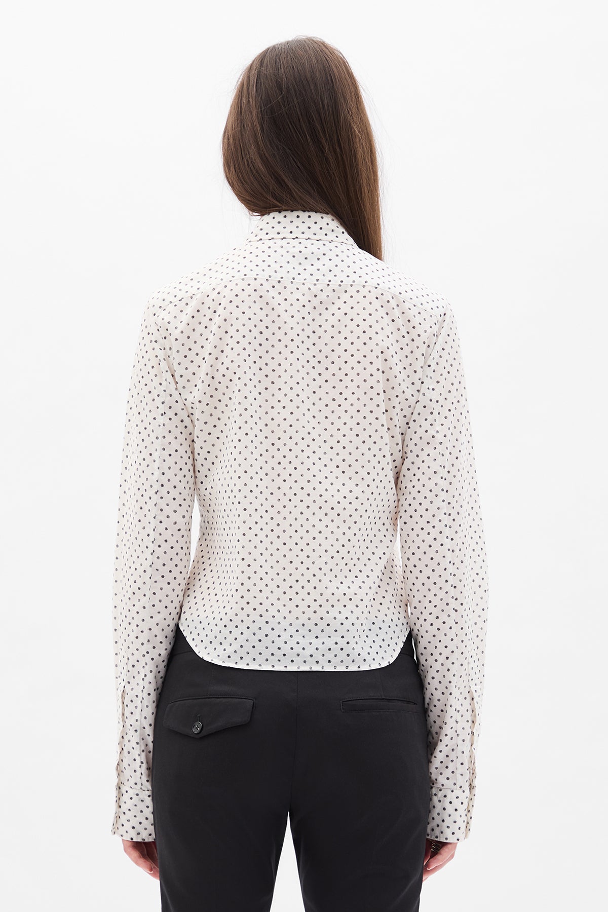 Erma Slim Fit Ruffled Shirt