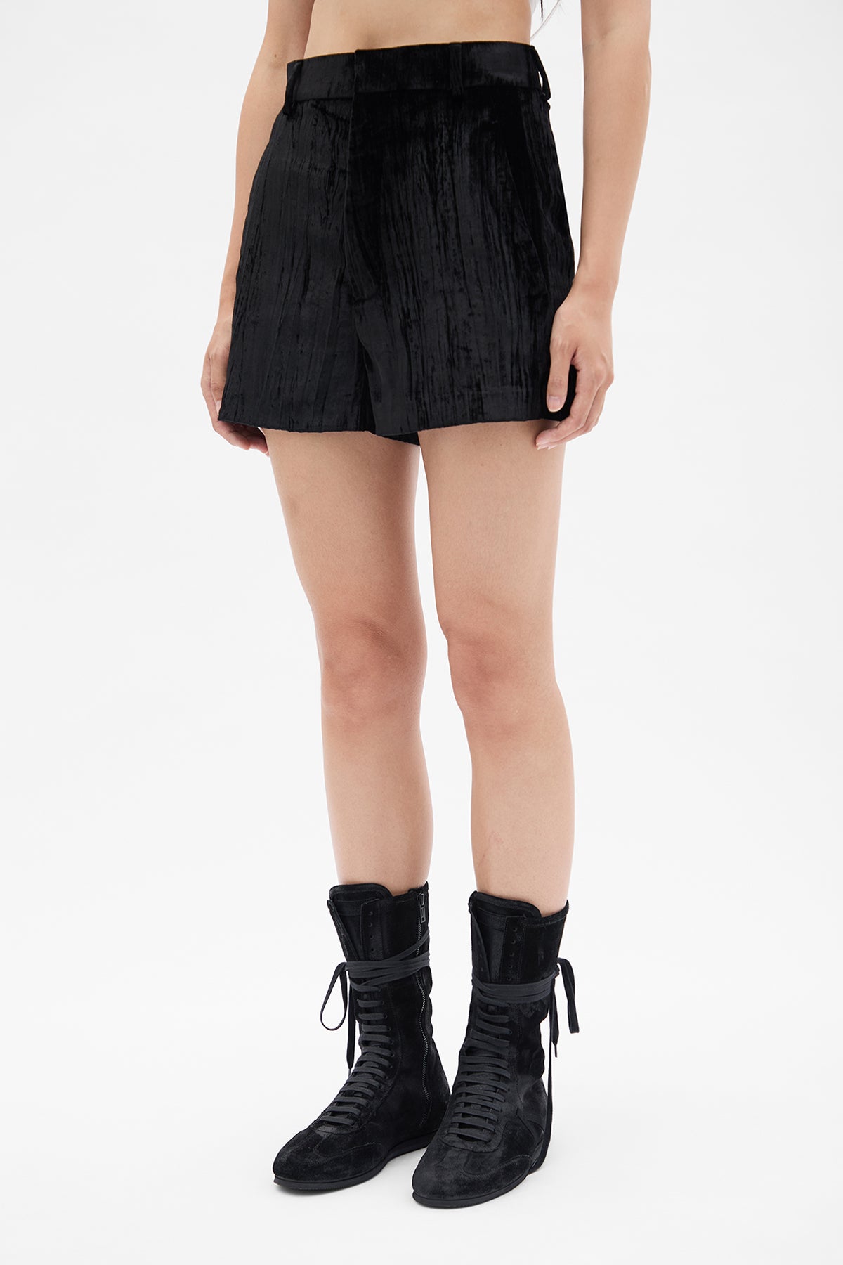 Stine High Waist Tailored Shorts – Ann Demeulemeester