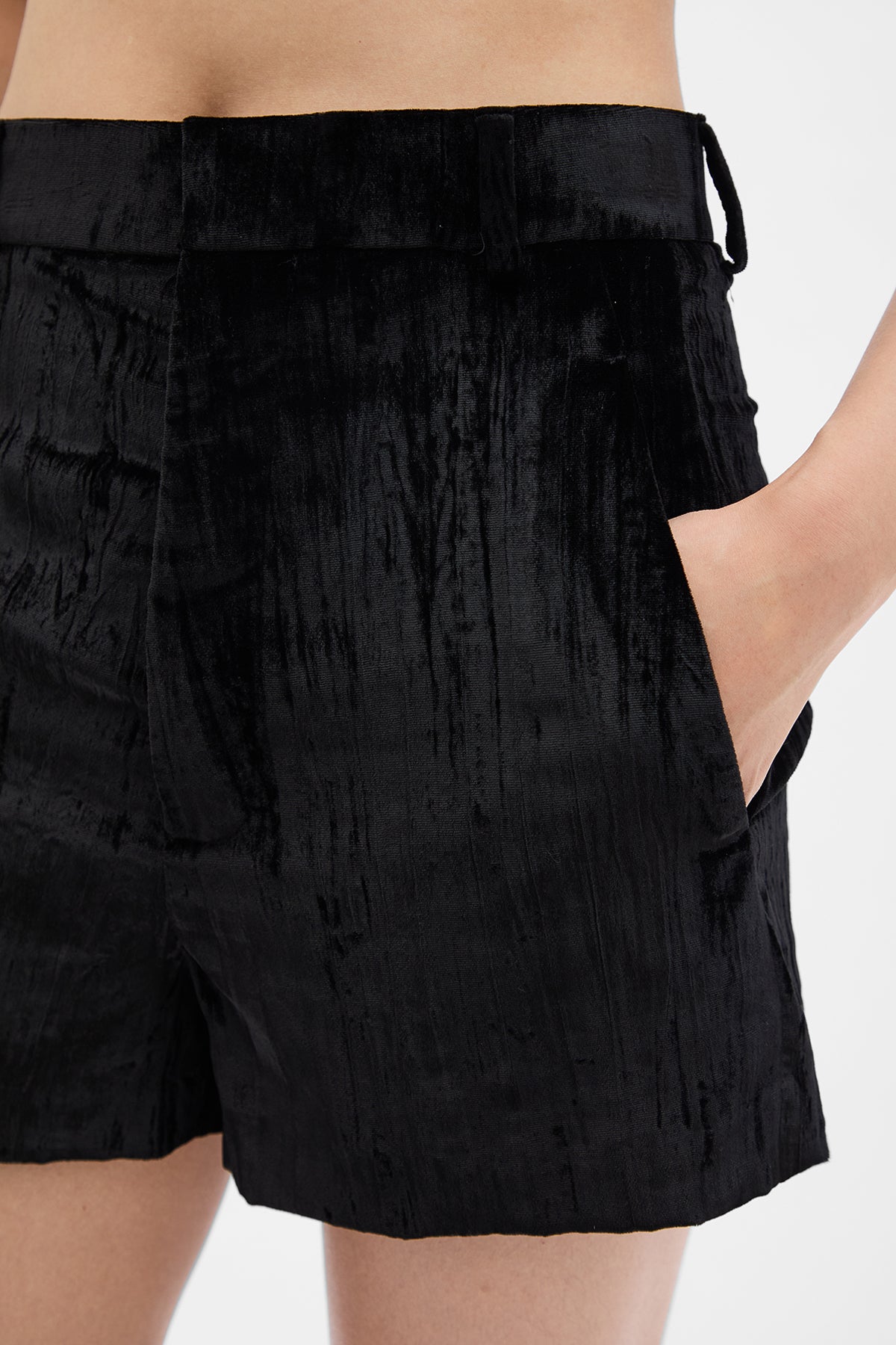 Stine High Waist Tailored Shorts