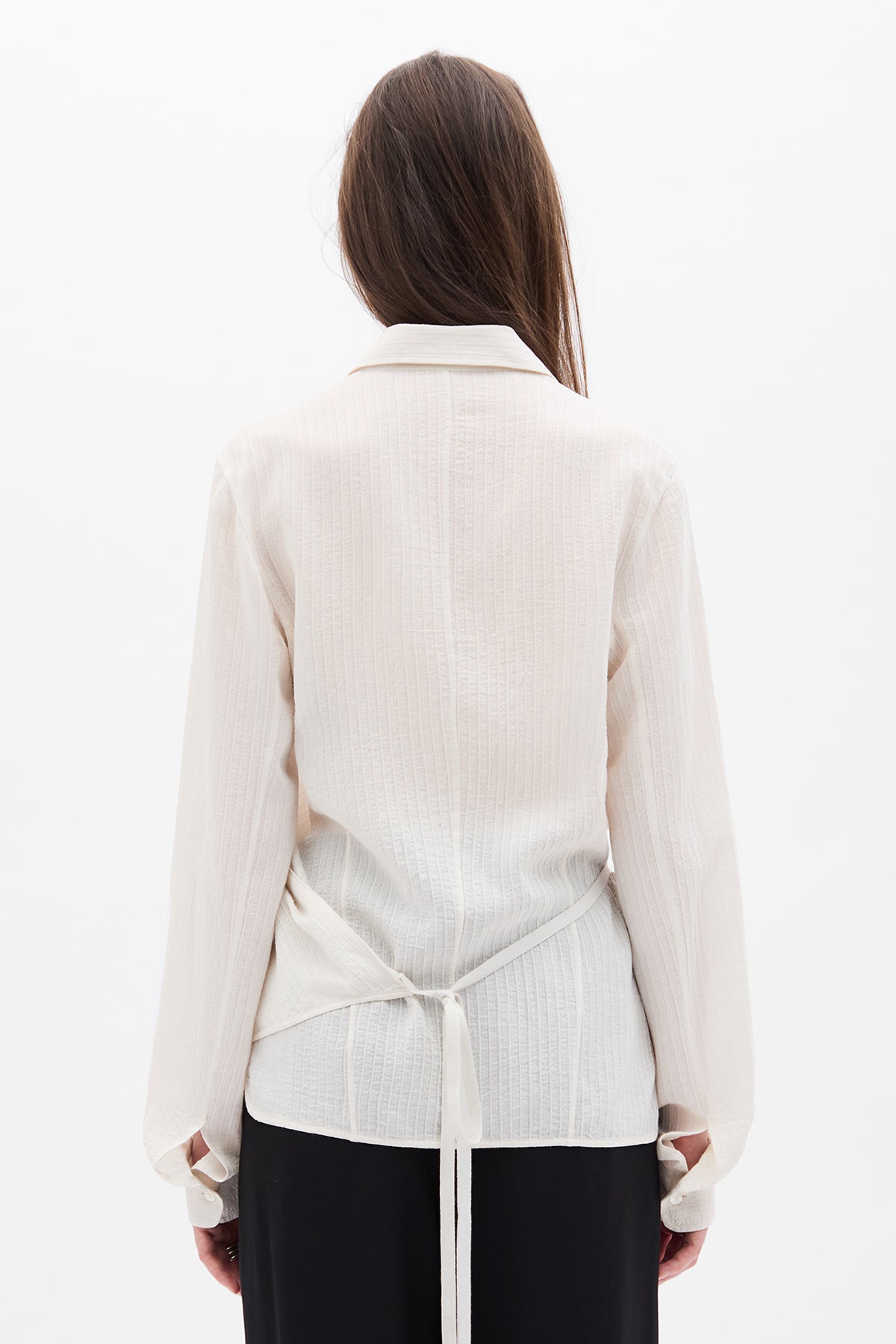 Alba Asymmetric Wrap Shirt – Ann Demeulemeester
