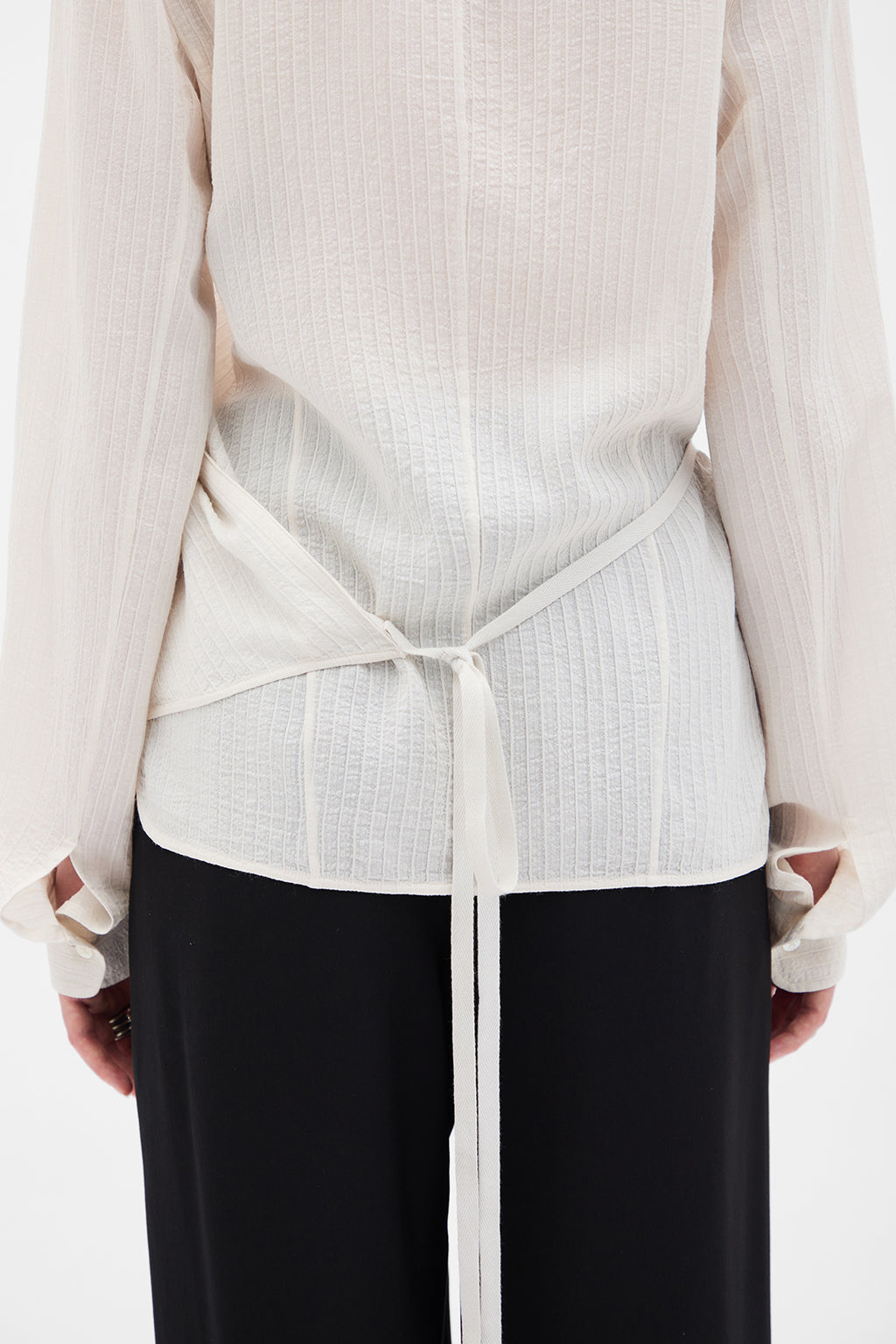 Alba Asymmetric Wrap Shirt