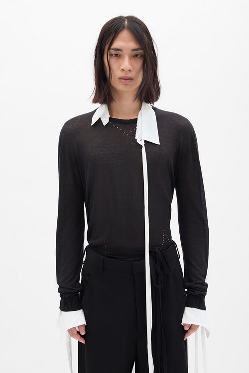 Jonathan Camicia con bordo grezzo Colletti 