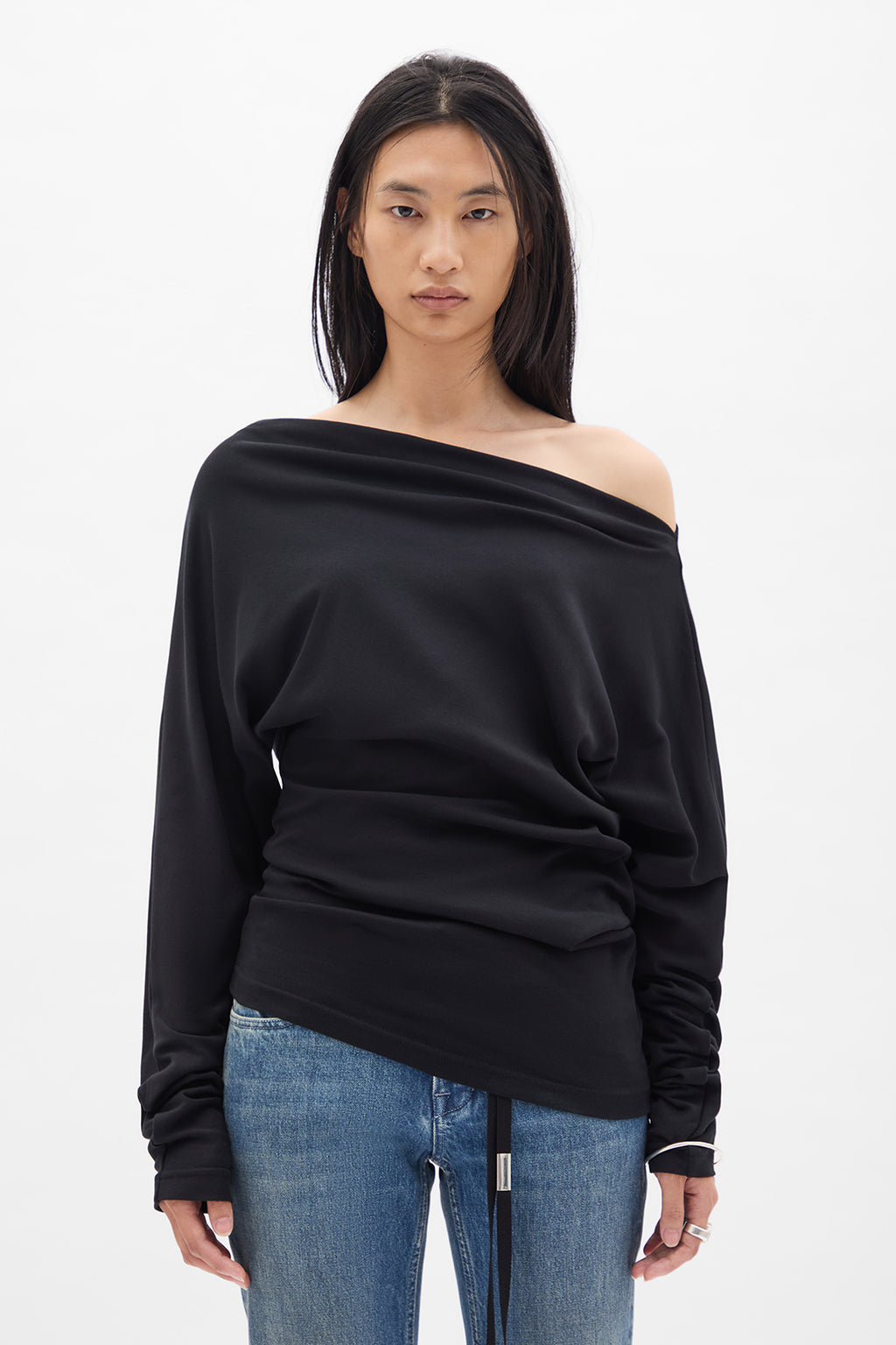 Roos Bias Cut Drop Shoulder Top