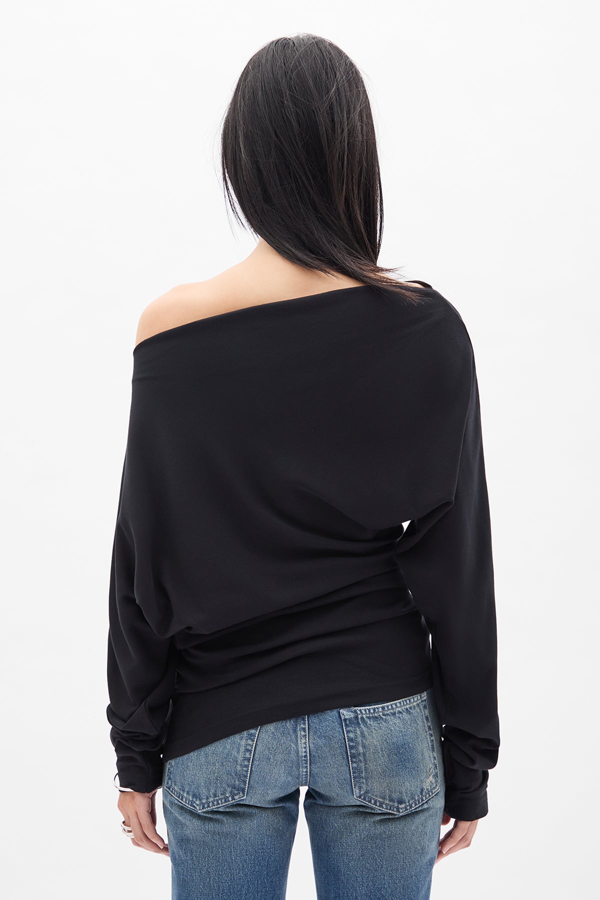 Roos Bias Cut Drop Shoulder Top