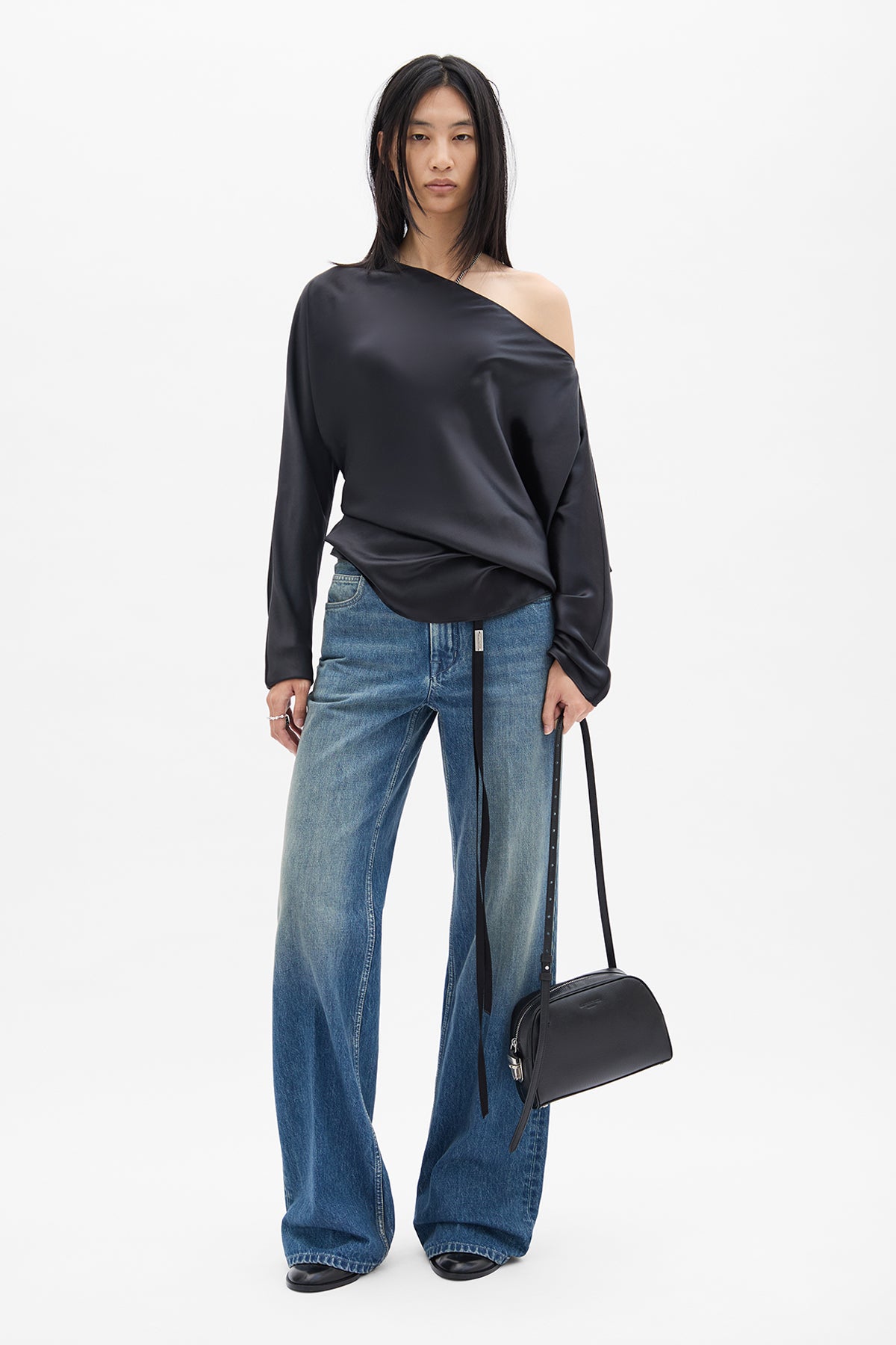 Roos Bias Cut Drop Shoulder Top – Ann Demeulemeester