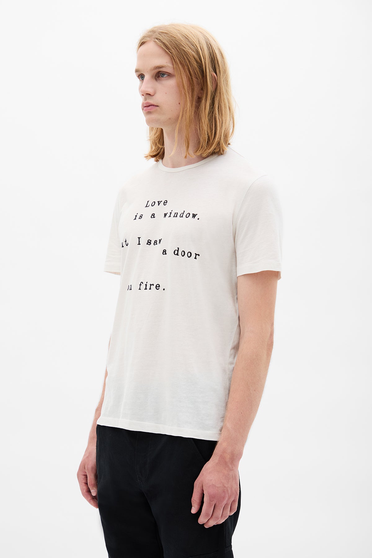 Baptist ''Love is a Window'' Standard T-Shirt – Ann Demeulemeester