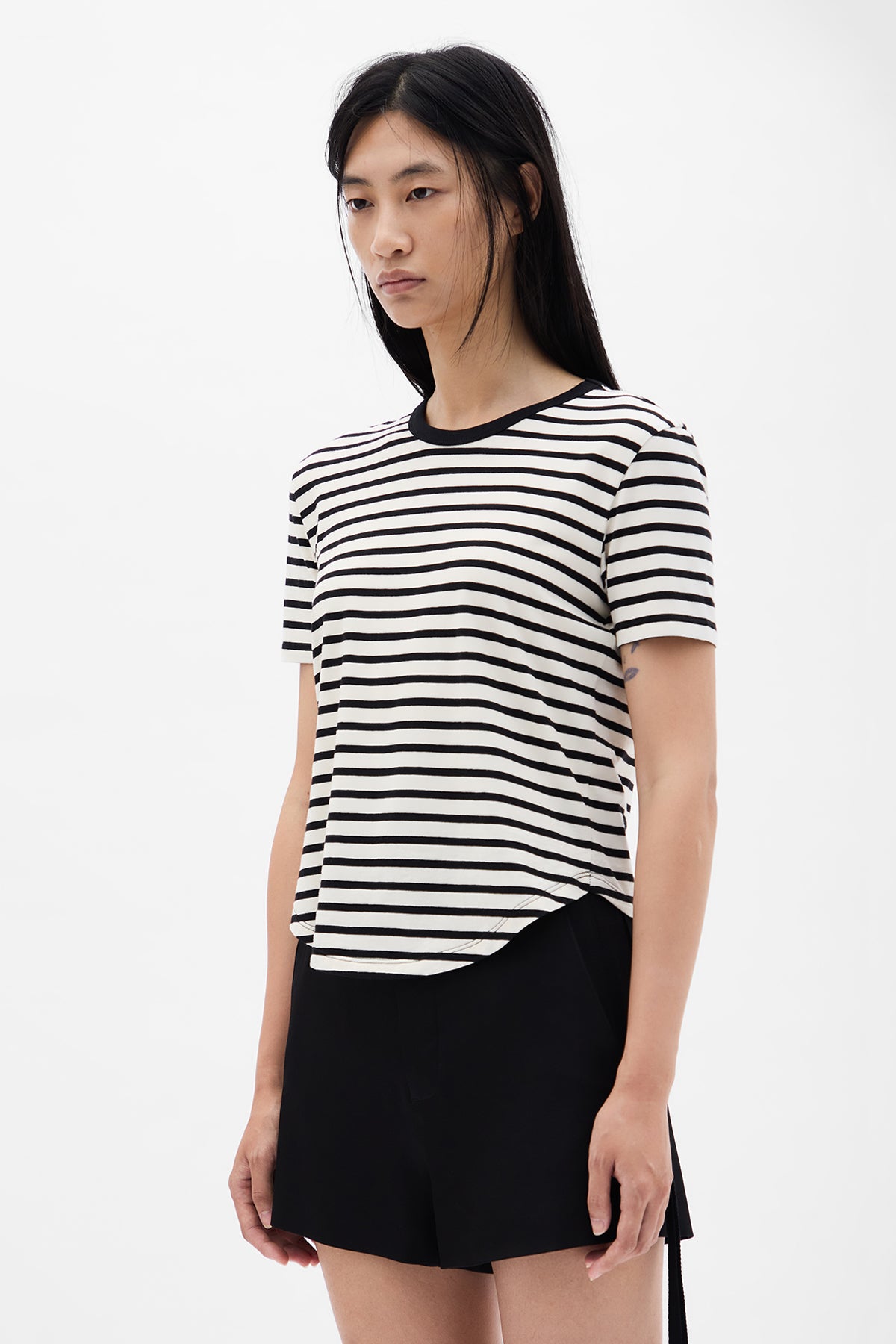 レディース　ANN DEMEULEMEESTERライトグレーTシャツ　36 レディース ANN DEMEULEMEESTERライトグレーTシャツ 36