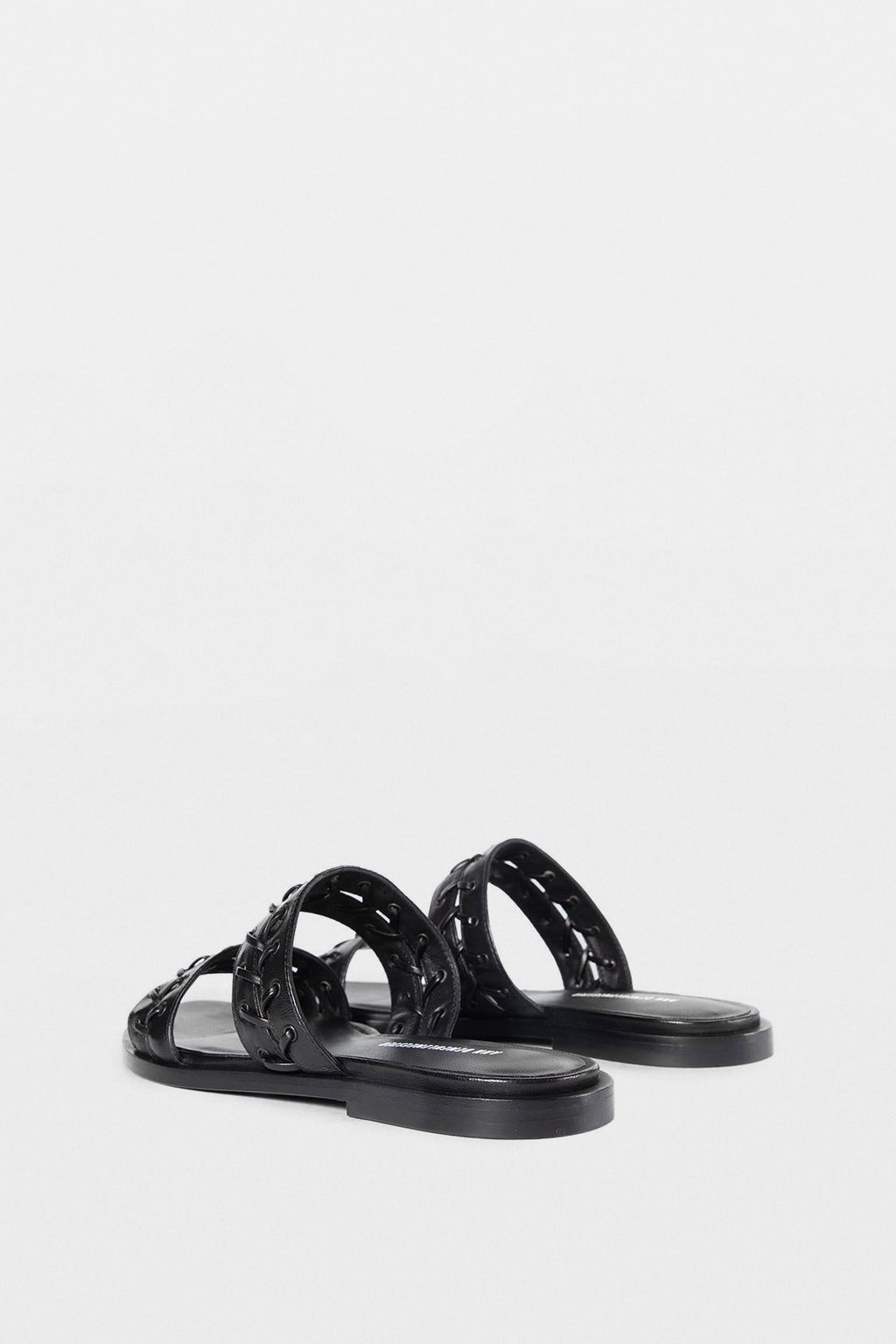 Geke Flat Sandals with Eyelets