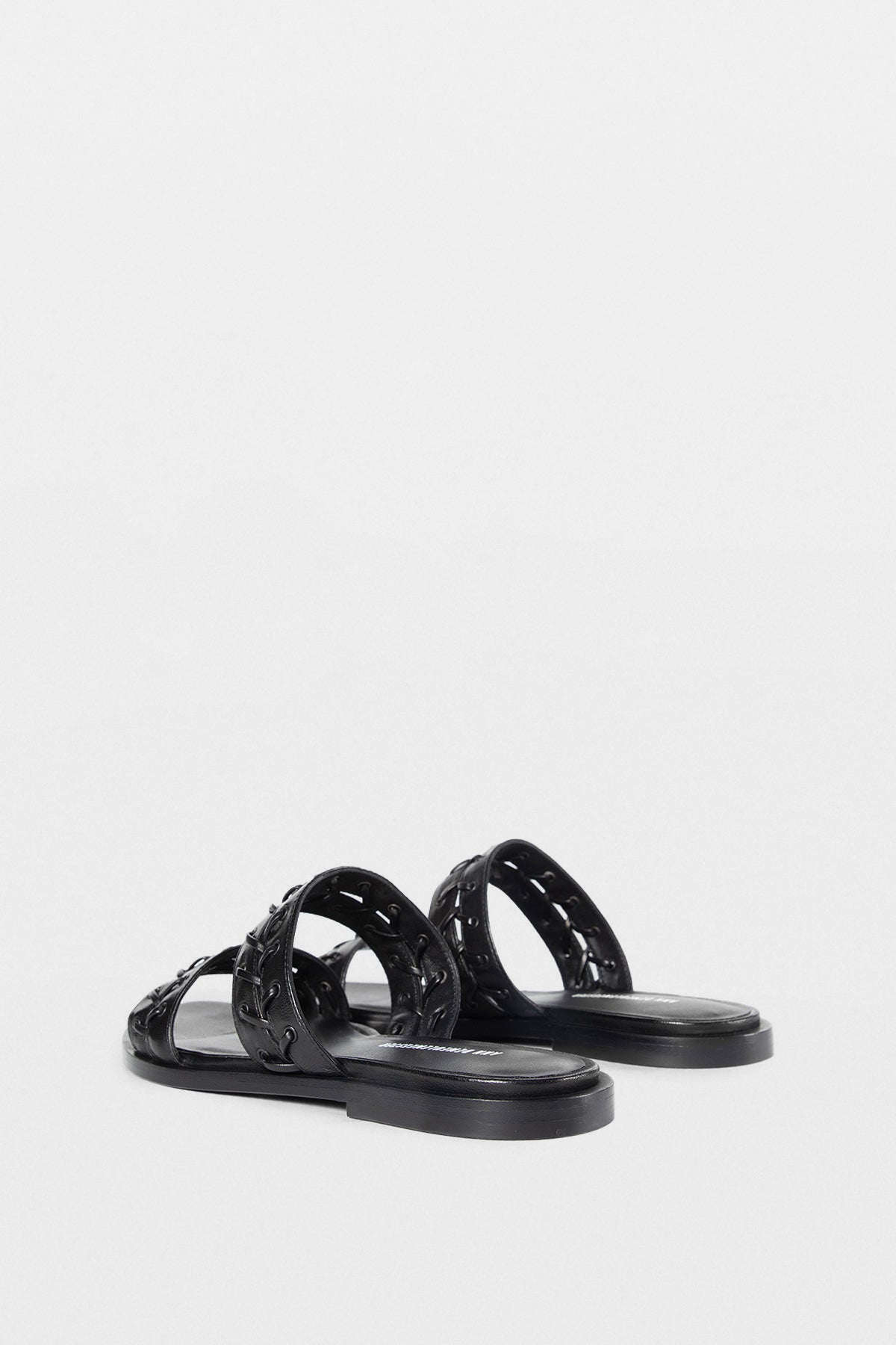 Geke Flat Sandals with Eyelets