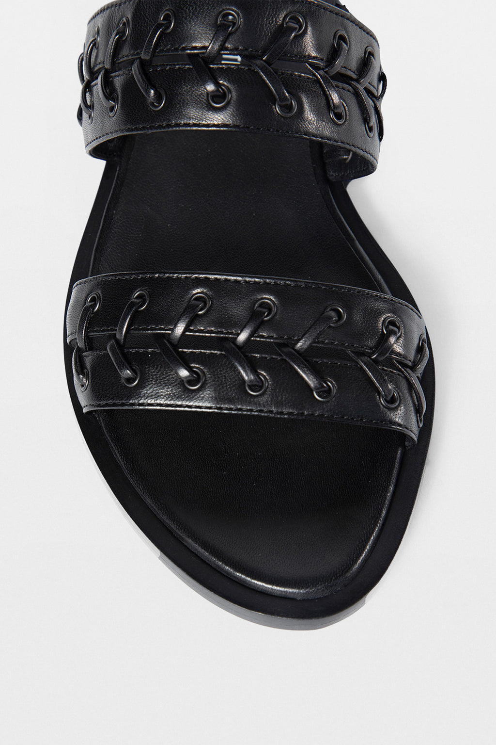 Geke Flat Sandals with Eyelets