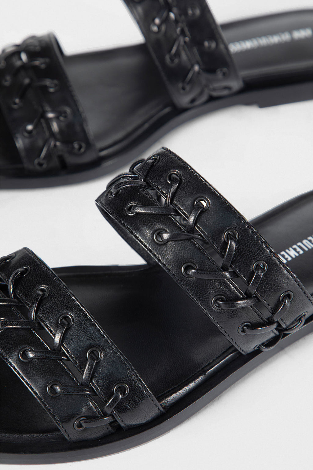 Geke Flat Sandals with Eyelets