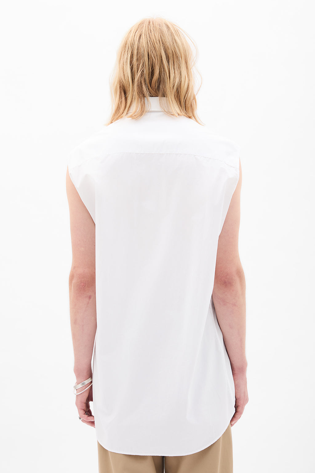 Dorian 无袖高舒适长衬衫 