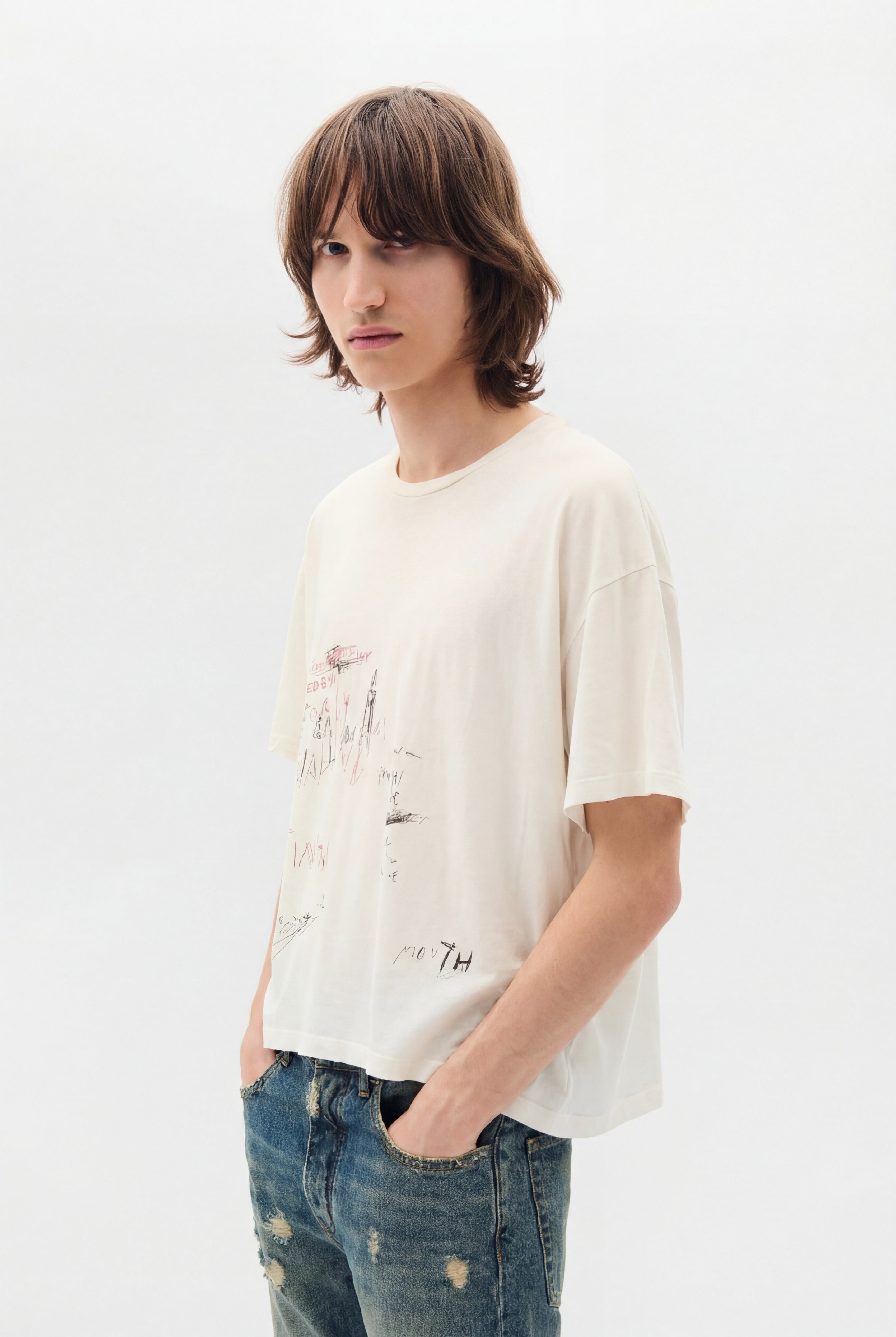 Everything is Fine Sketch T-Shirt – Ann Demeulemeester