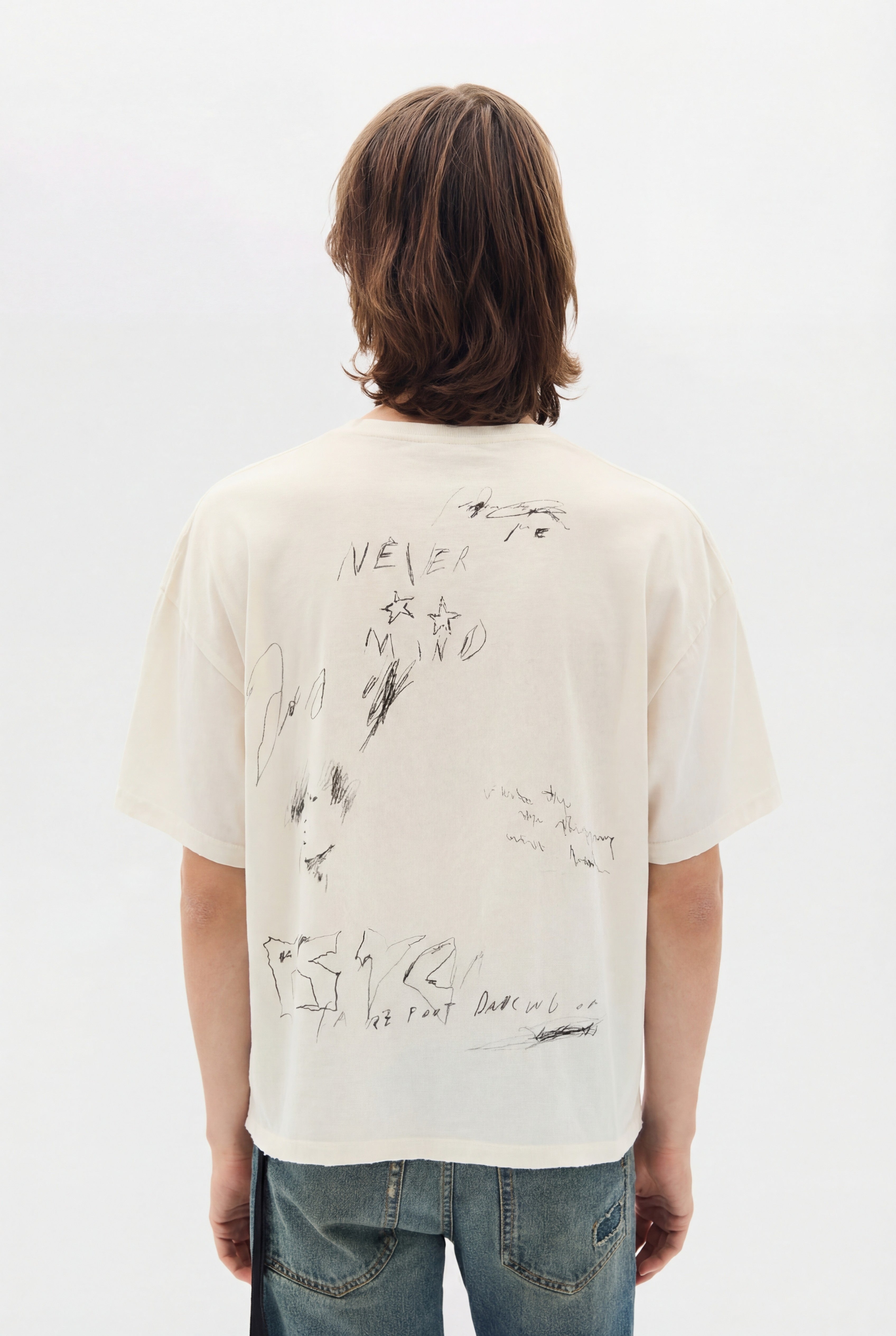 Everything is Fine Sketch T-Shirt – Ann Demeulemeester Everything is Fine Sketch T-Shirt – Ann Demeulemeester
