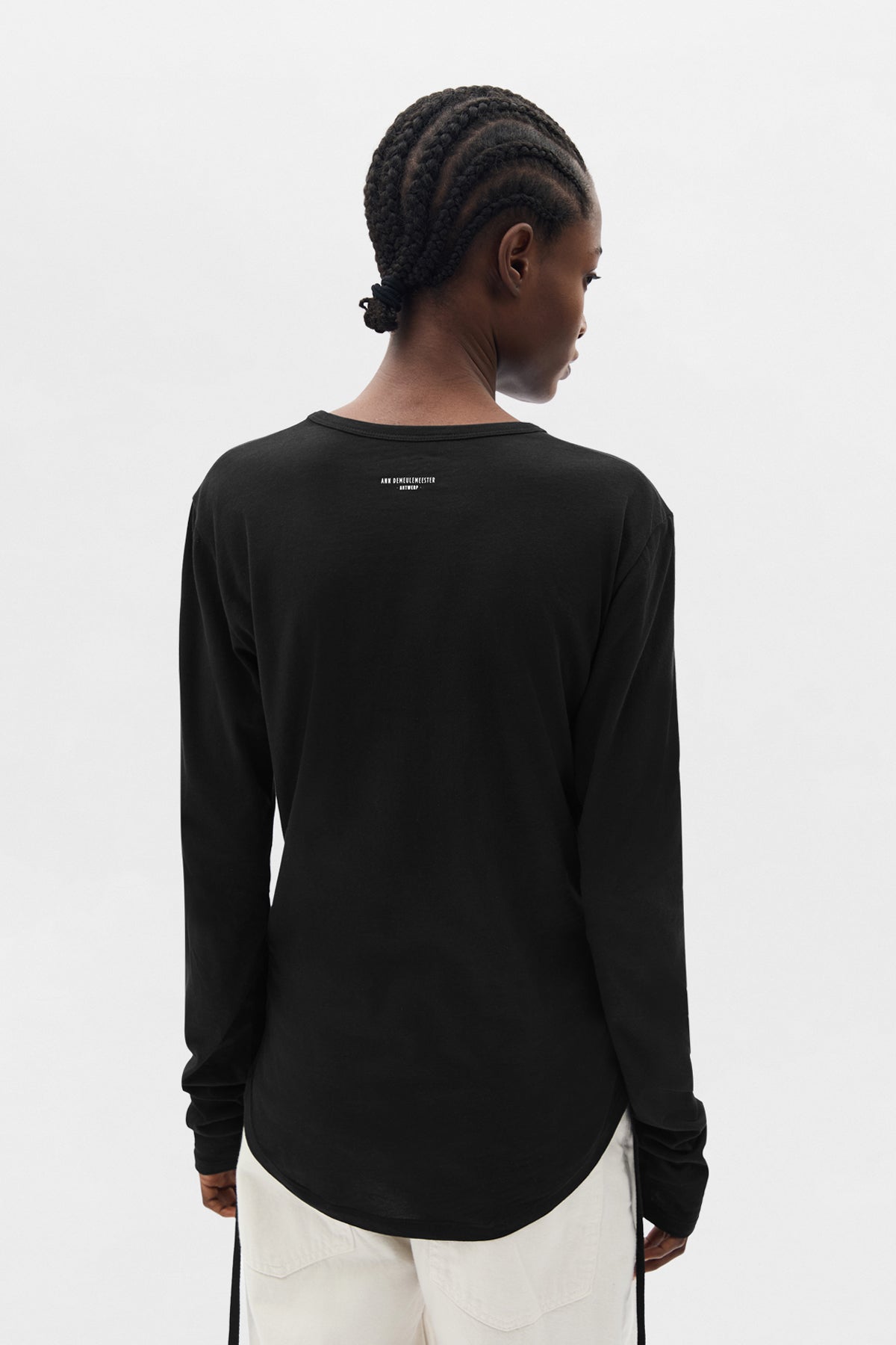 Dot Wrinkled Cropped Long Sleeve Top – Ann Demeulemeester