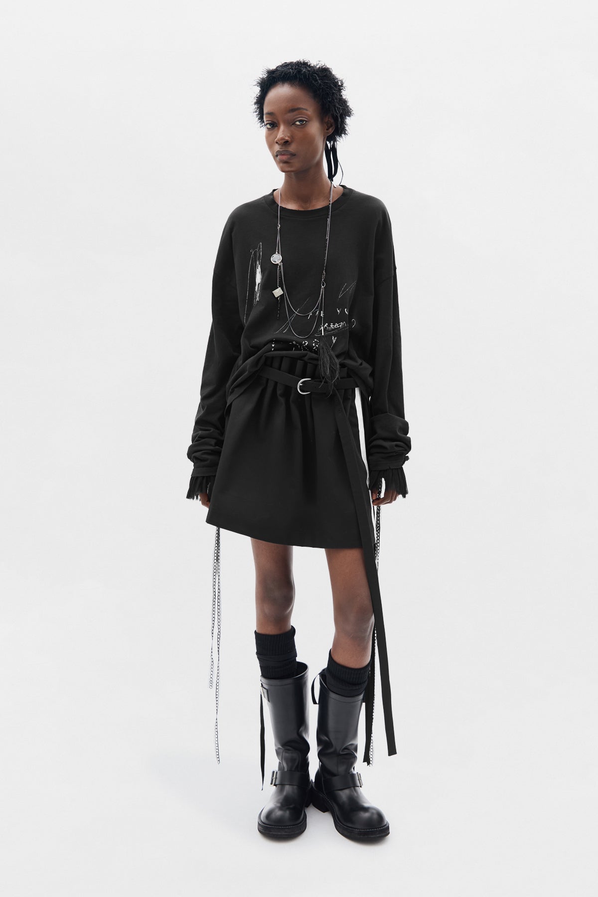Nikita Relax Fit Long Sleeve Boxy Tee – Ann Demeulemeester