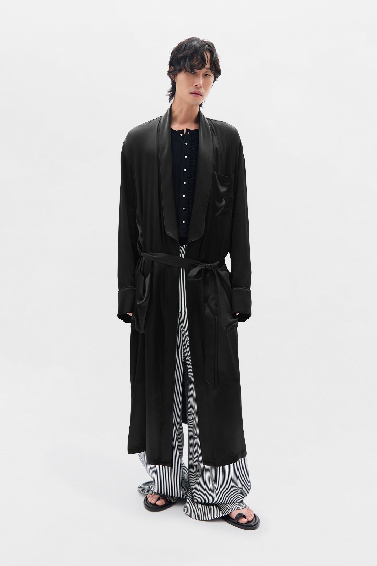 Vorm Fluid Belted Lounge Coat