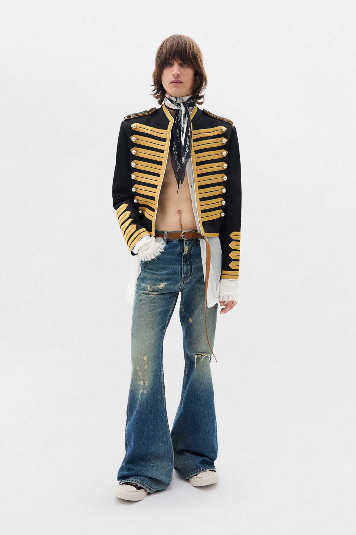 Set Embroidered Marsina Jacket – Ann Demeulemeester