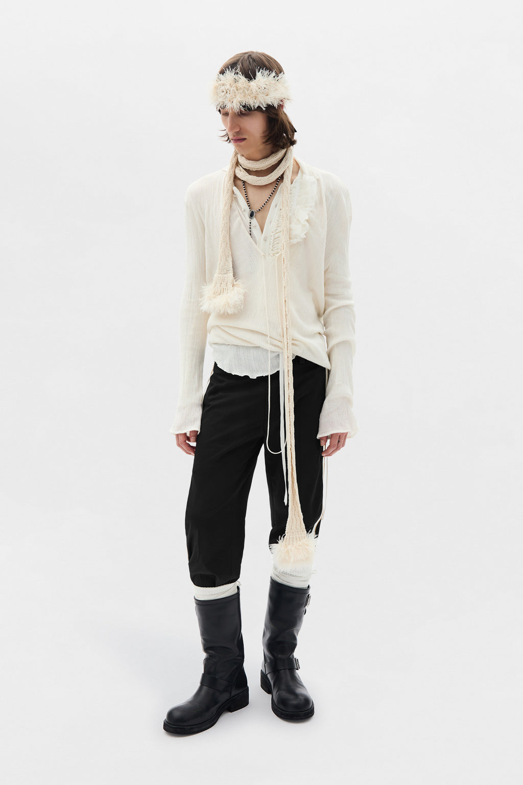 Pantaloni Perry Straight Leg corto 