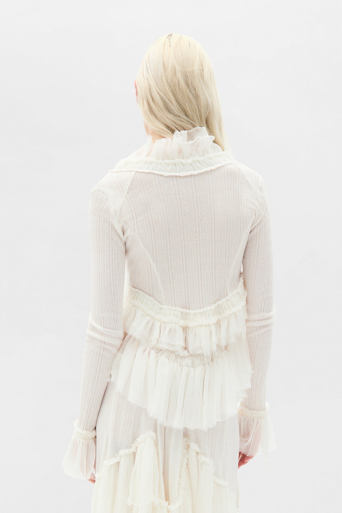 Jedi Long Sleeve Open Front Top – Ann Demeulemeester