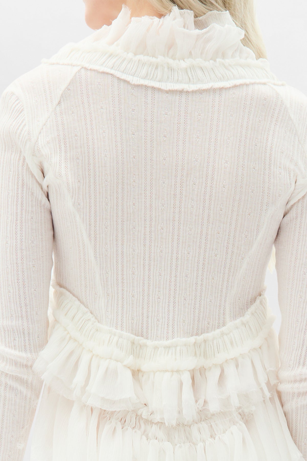 Jedi Long Sleeve Open Front Top – Ann Demeulemeester