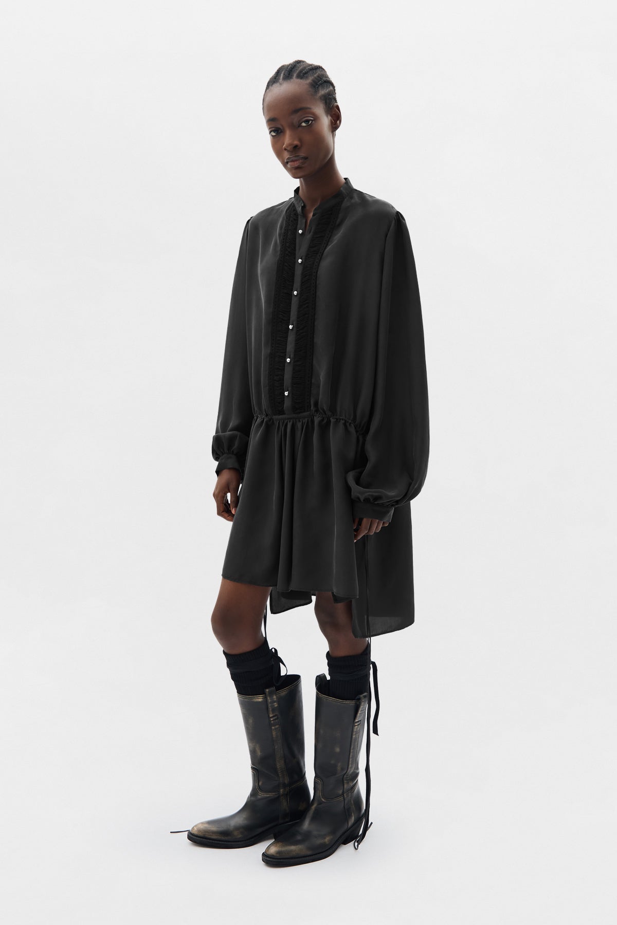 Noek High Comfort Short Dress – Ann Demeulemeester