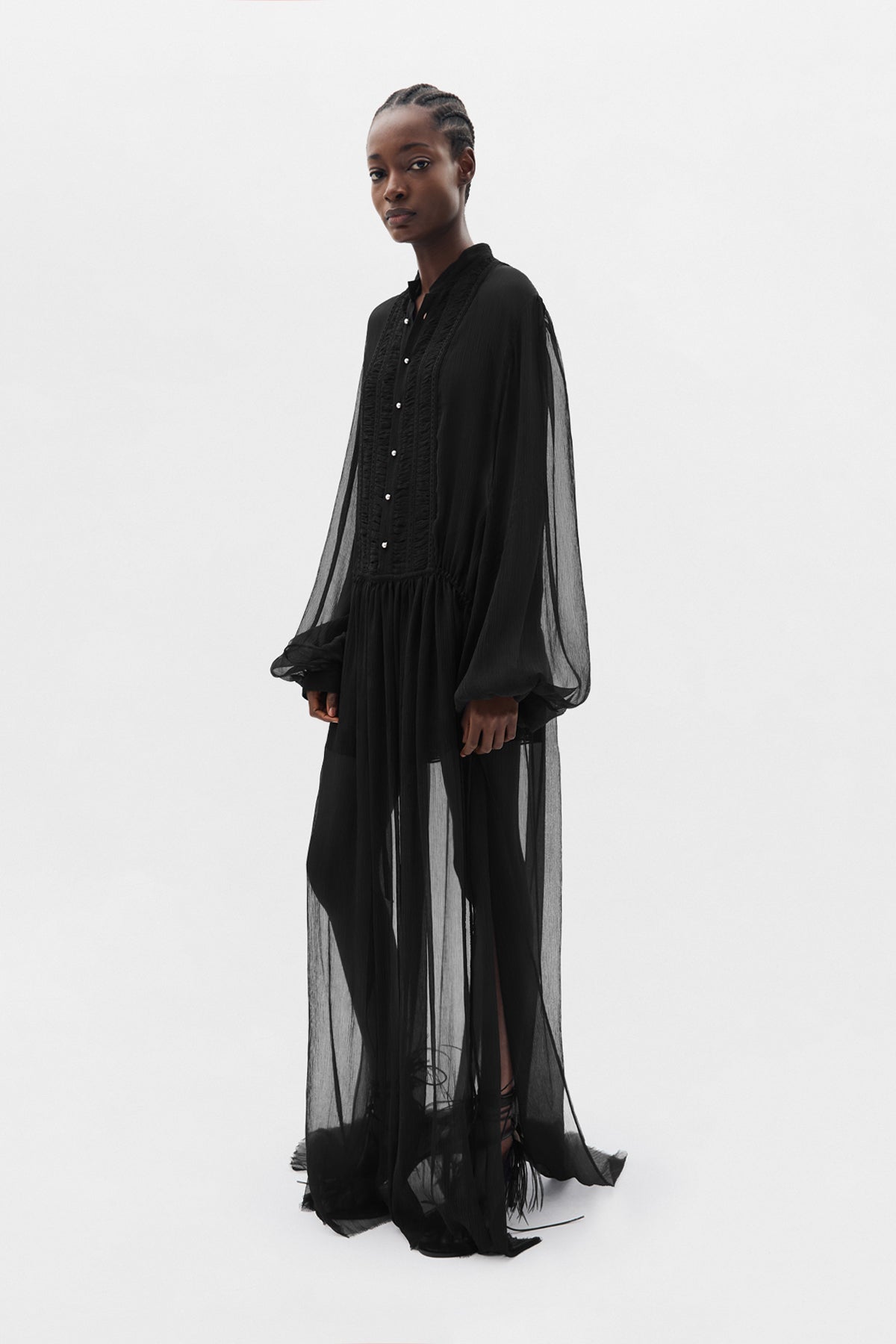 Tren High Comfort X-Long Dress – Ann Demeulemeester