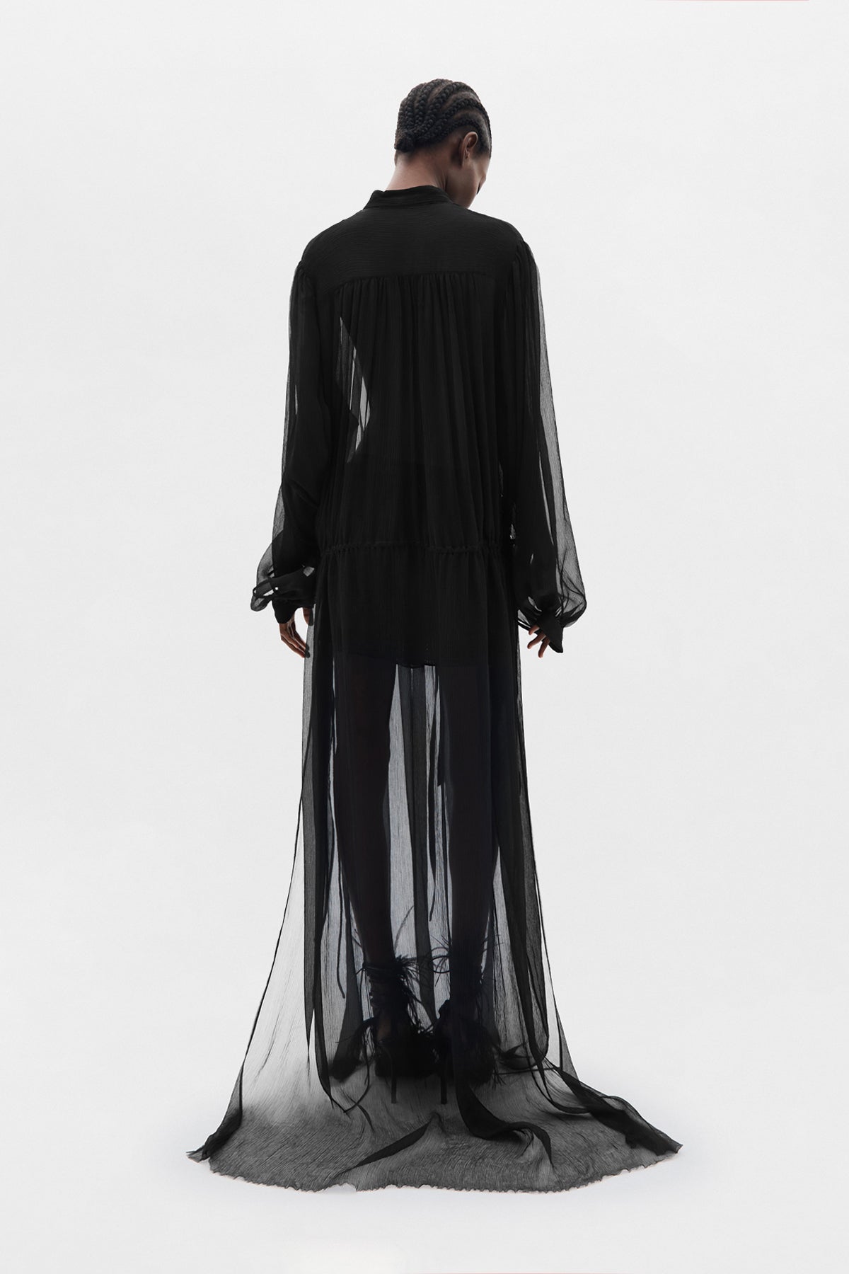 ANN DEMUELEMEESTER ロングベスト Tren High Comfort X-Long Dress – Ann Demeulemeester