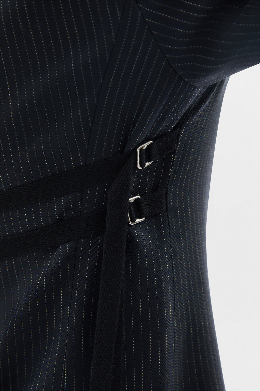 Abke X-Long Open Front Fitted Coat