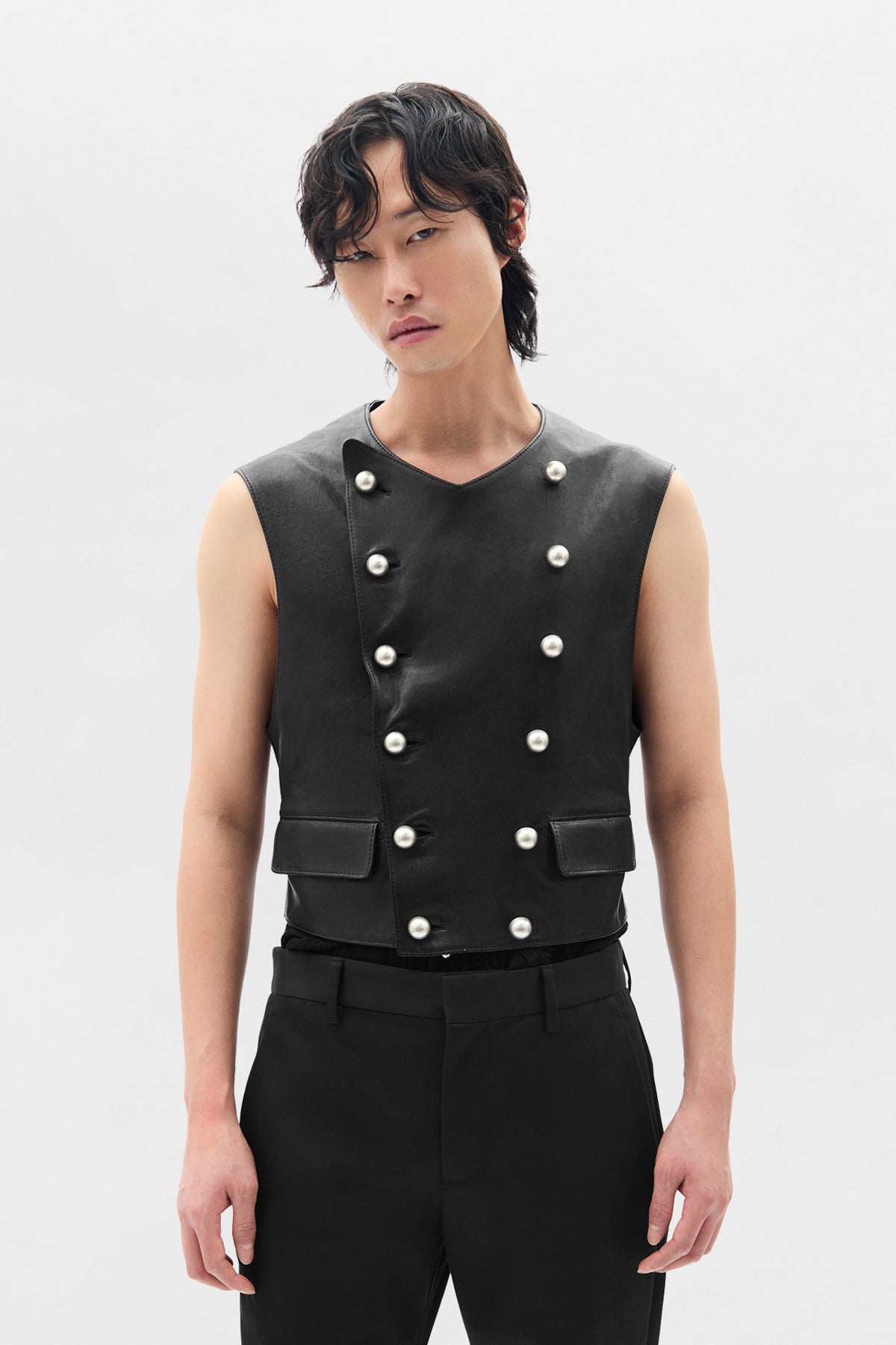 Dino Double Breasted Waistcoat – Ann Demeulemeester