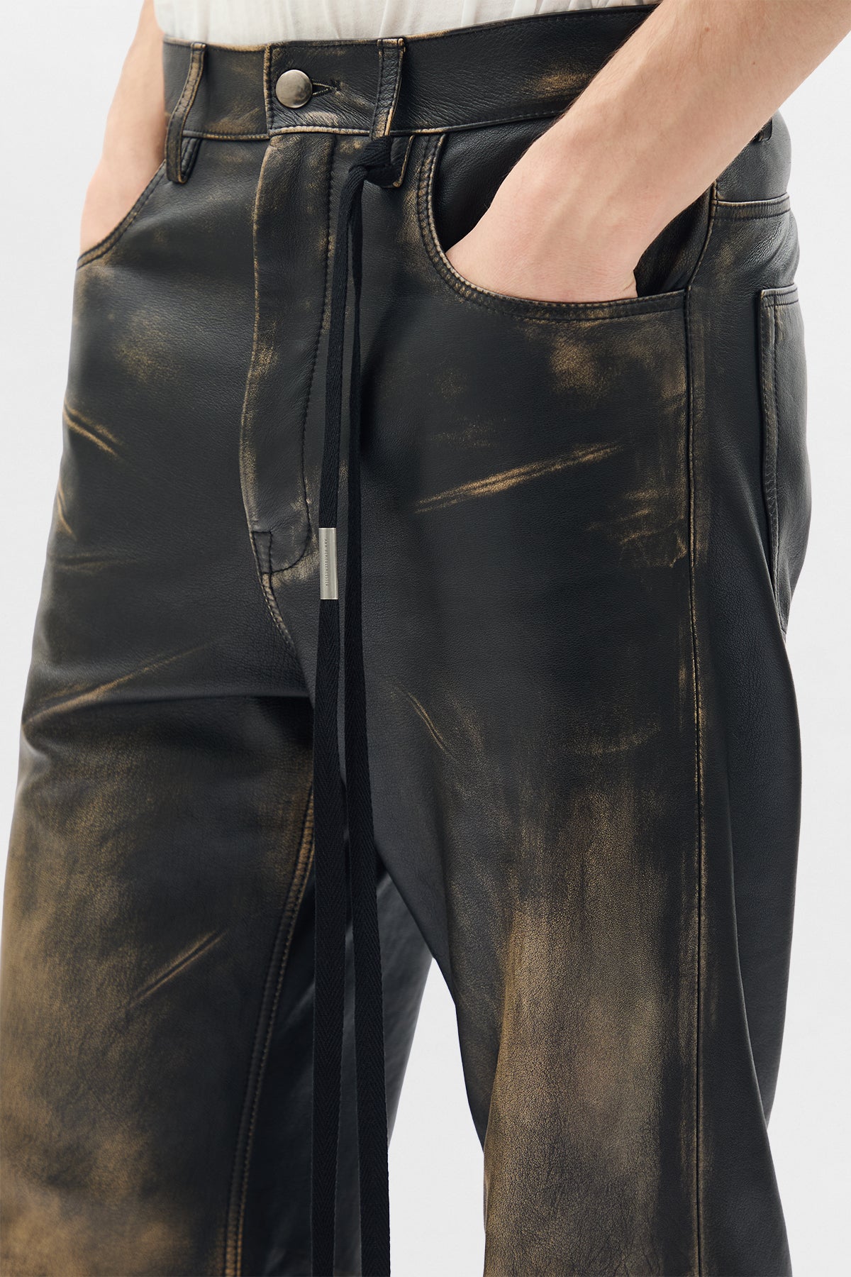 Alarik 5-Pockets Flared Cropped Trousers