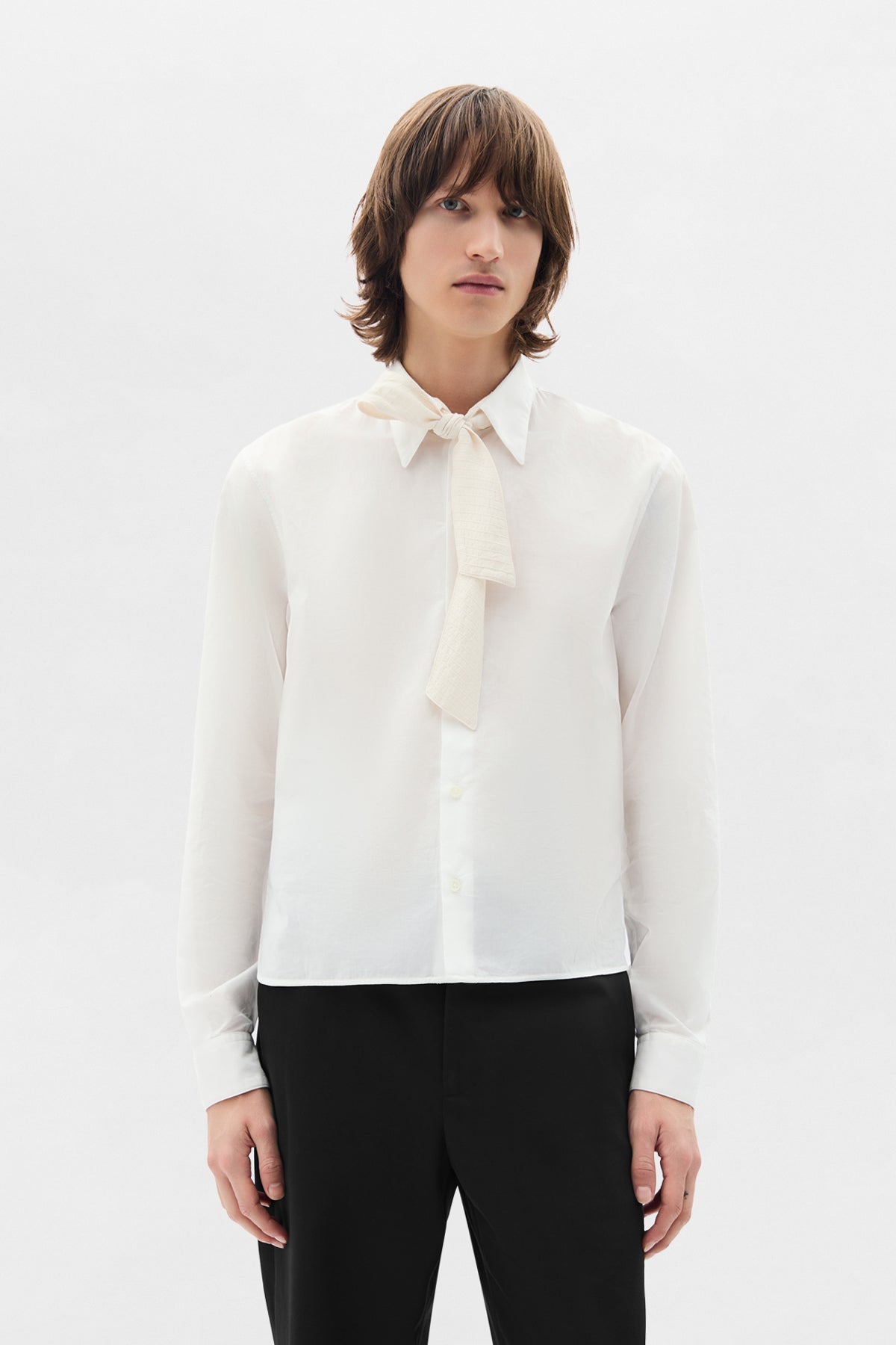 Chemise raccourcie Stack Comfort avec cravate 