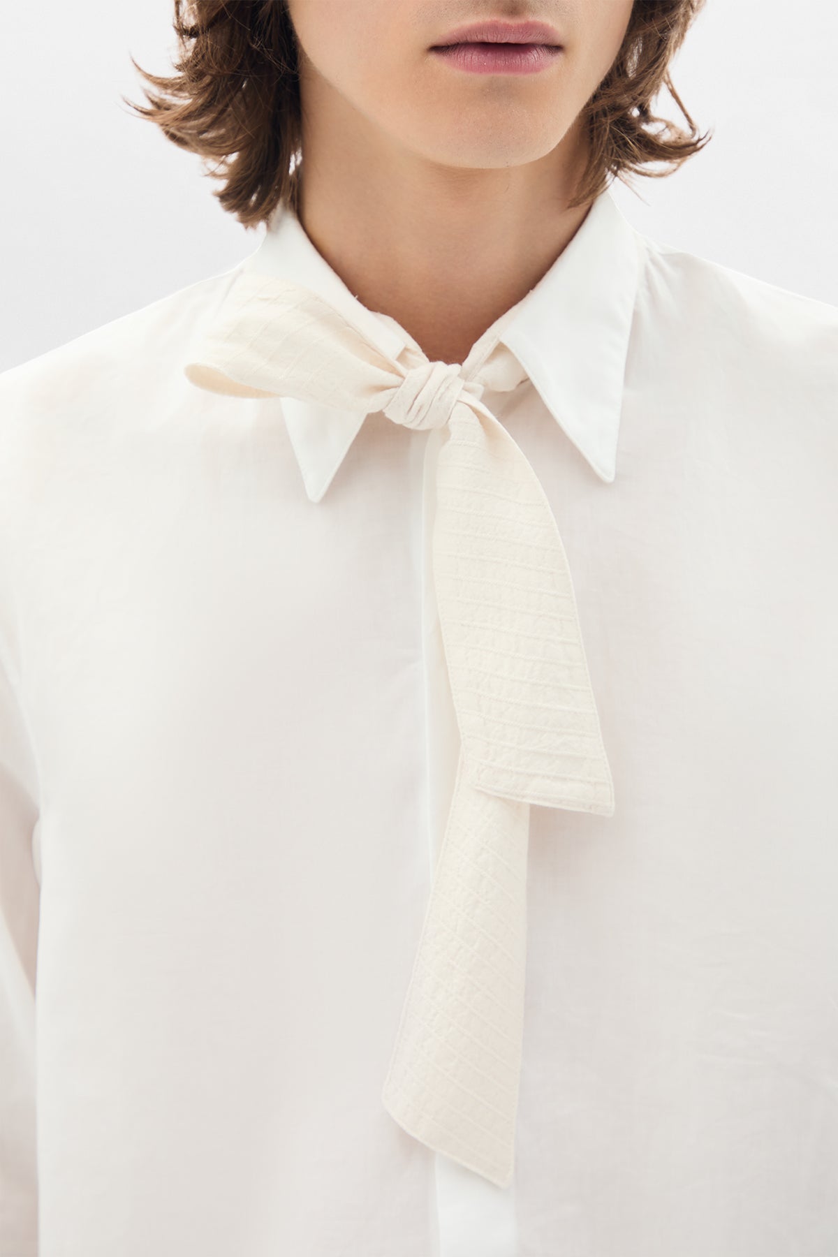 Chemise raccourcie Stack Comfort avec cravate 