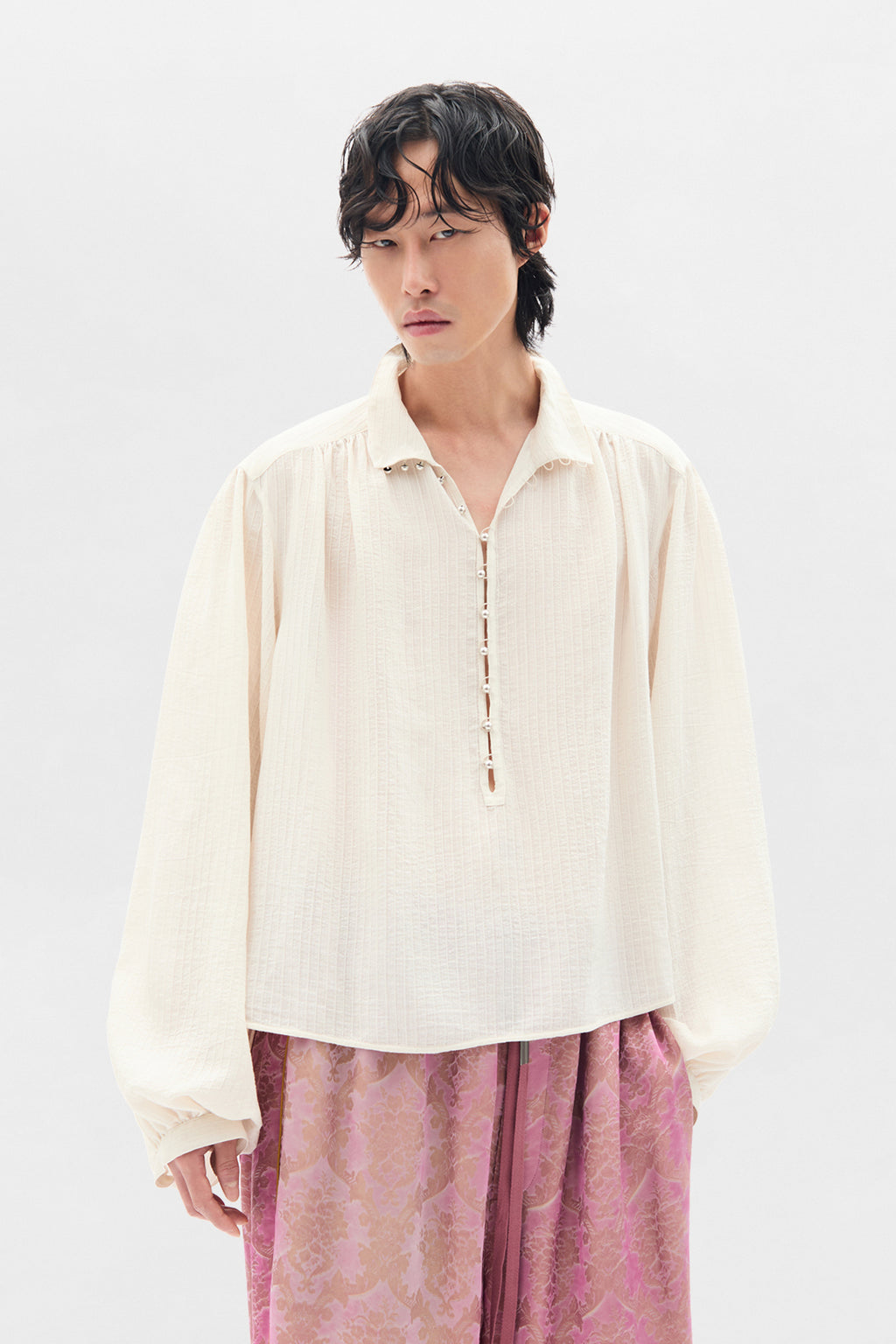 Thorald High Comfort Cropped Serafino Top