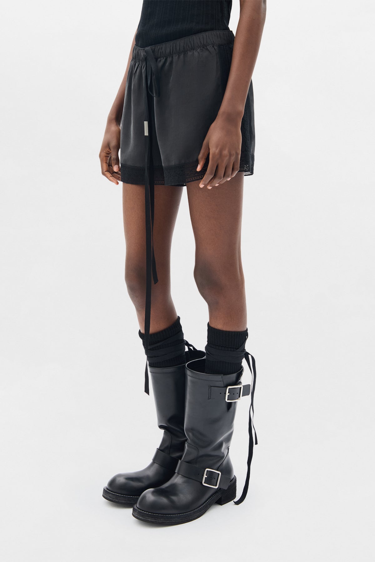 Ante Boxer with Lace Borde