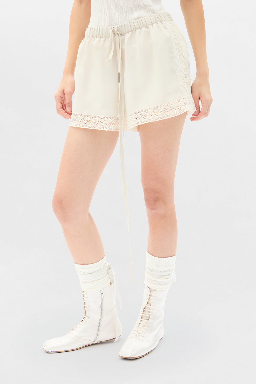 Ante Boxer with Lace Border