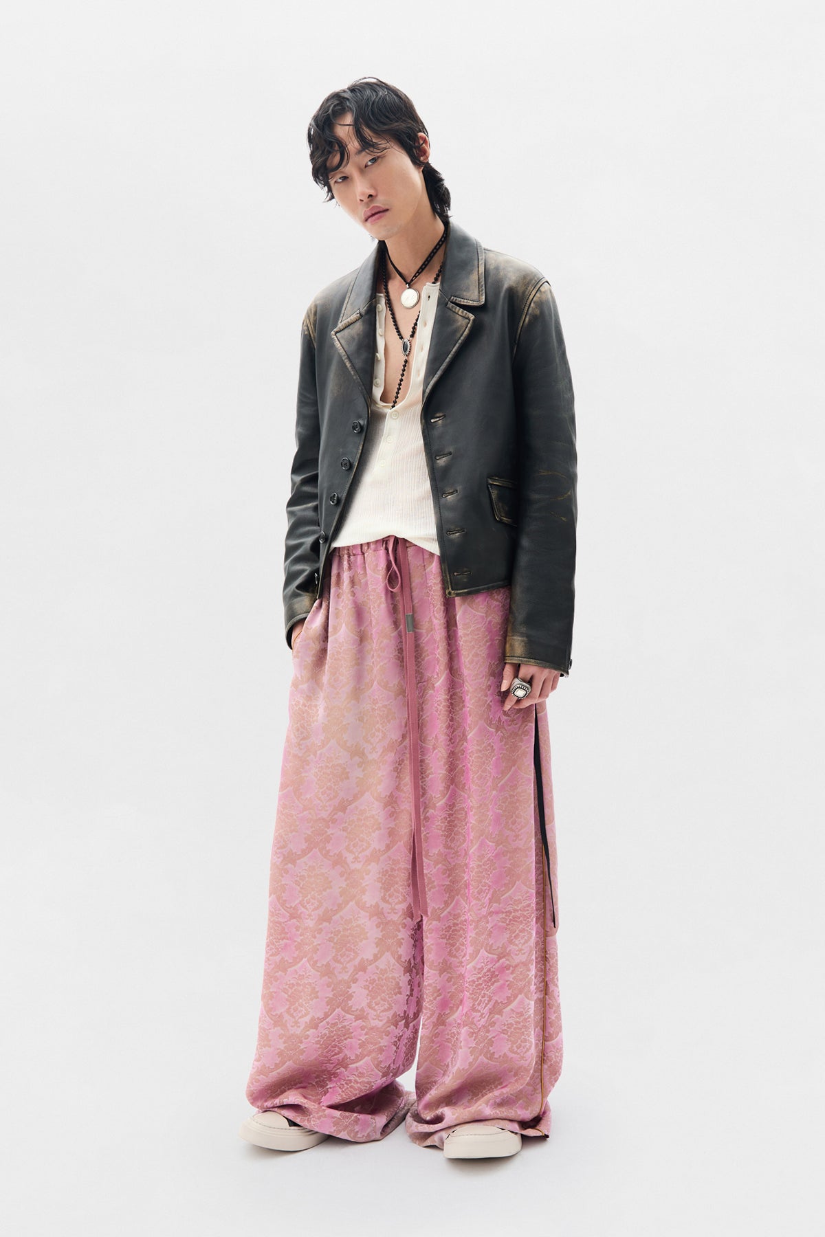 Haut tricoté ajusté Serafino en maille côtelée Bori Creponette 