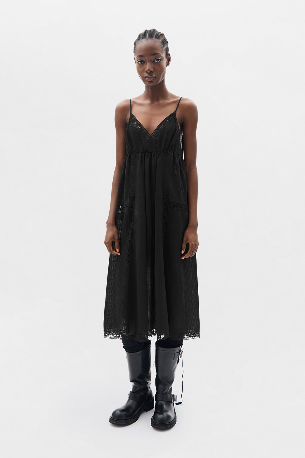 Elen Negligé Midi Dress