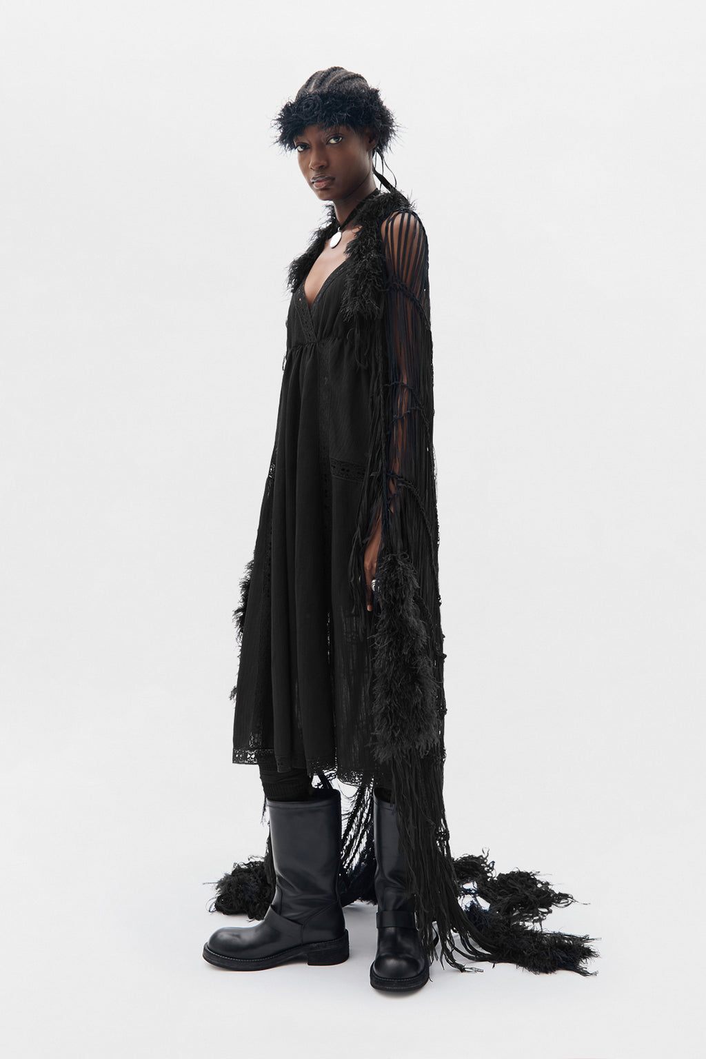 Elen Negligé Midi Dress