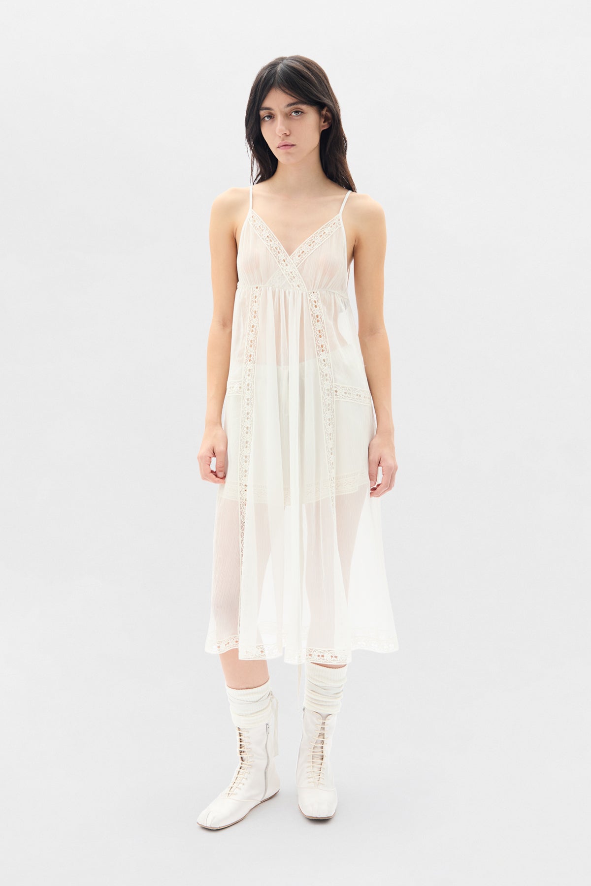 Elen Negligé Midi Dress – Ann Demeulemeester