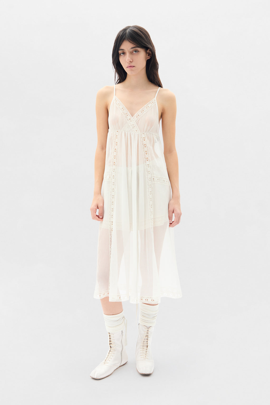 Elen Negligé Midi Dress