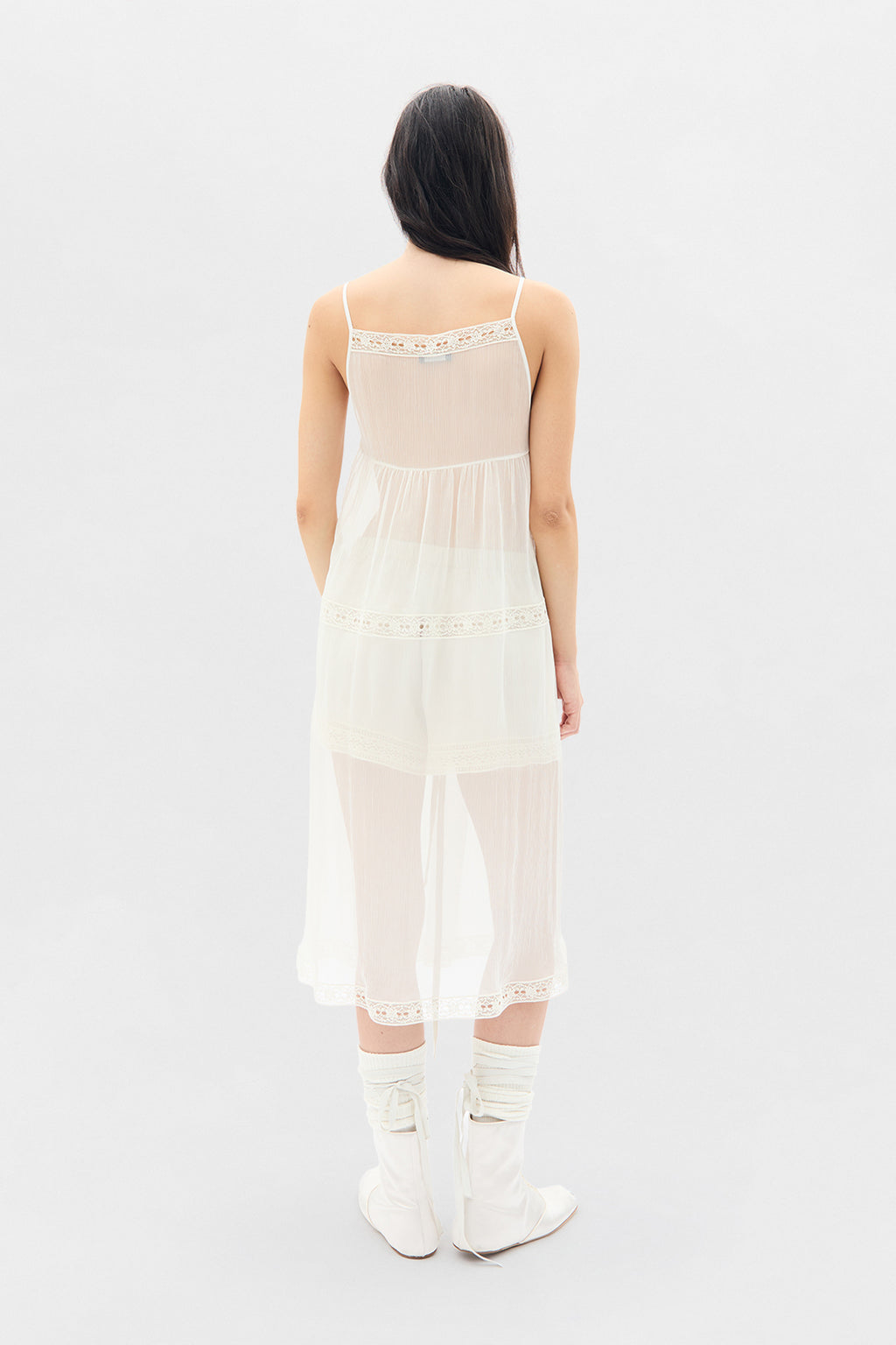 Elen Negligé Midi Dress