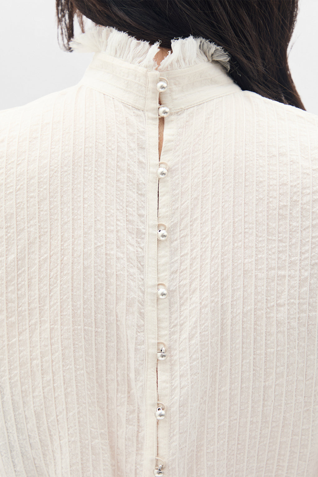 Bee High Neck Cropped Top