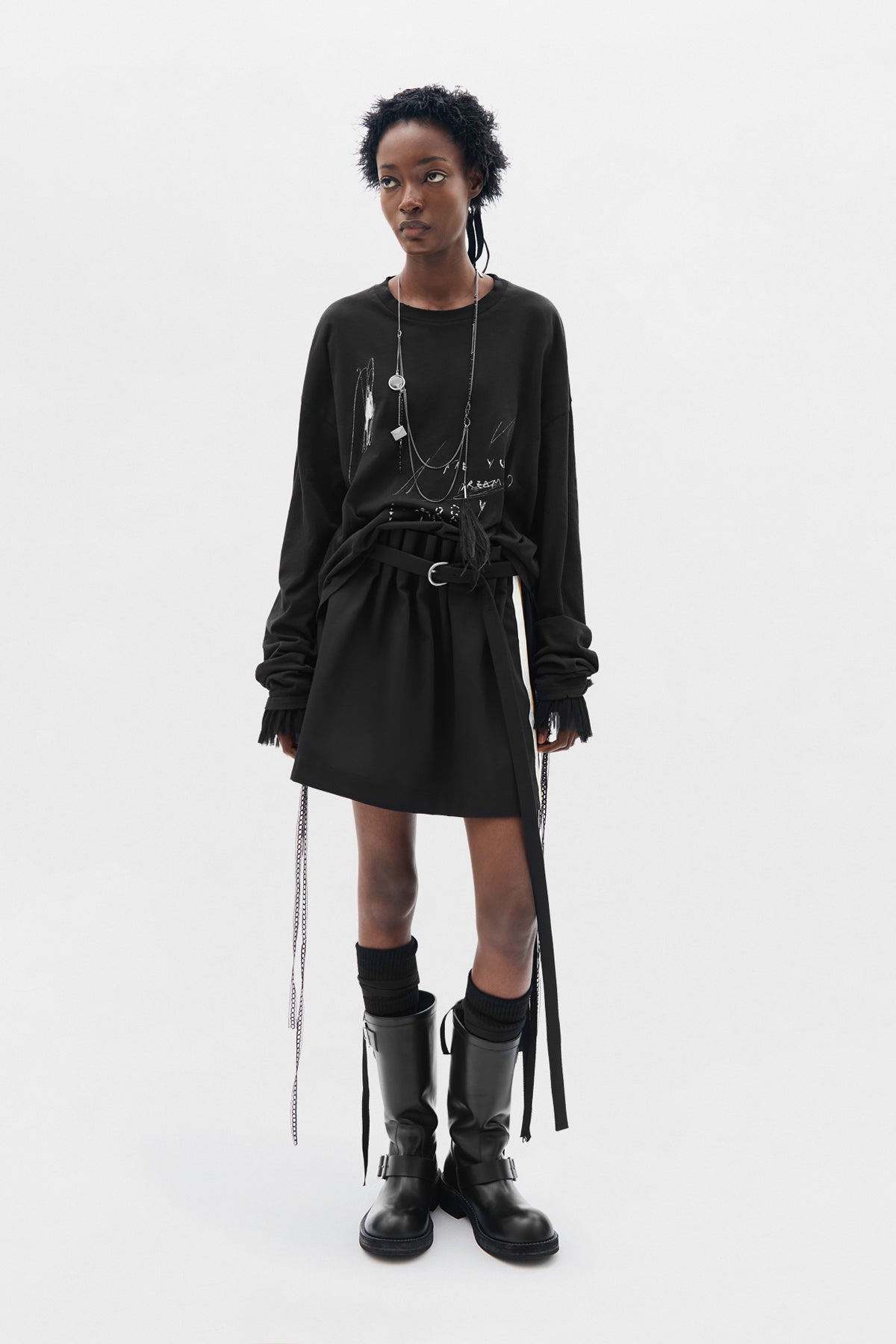 Haga Pleated Miniskirt – Ann Demeulemeester