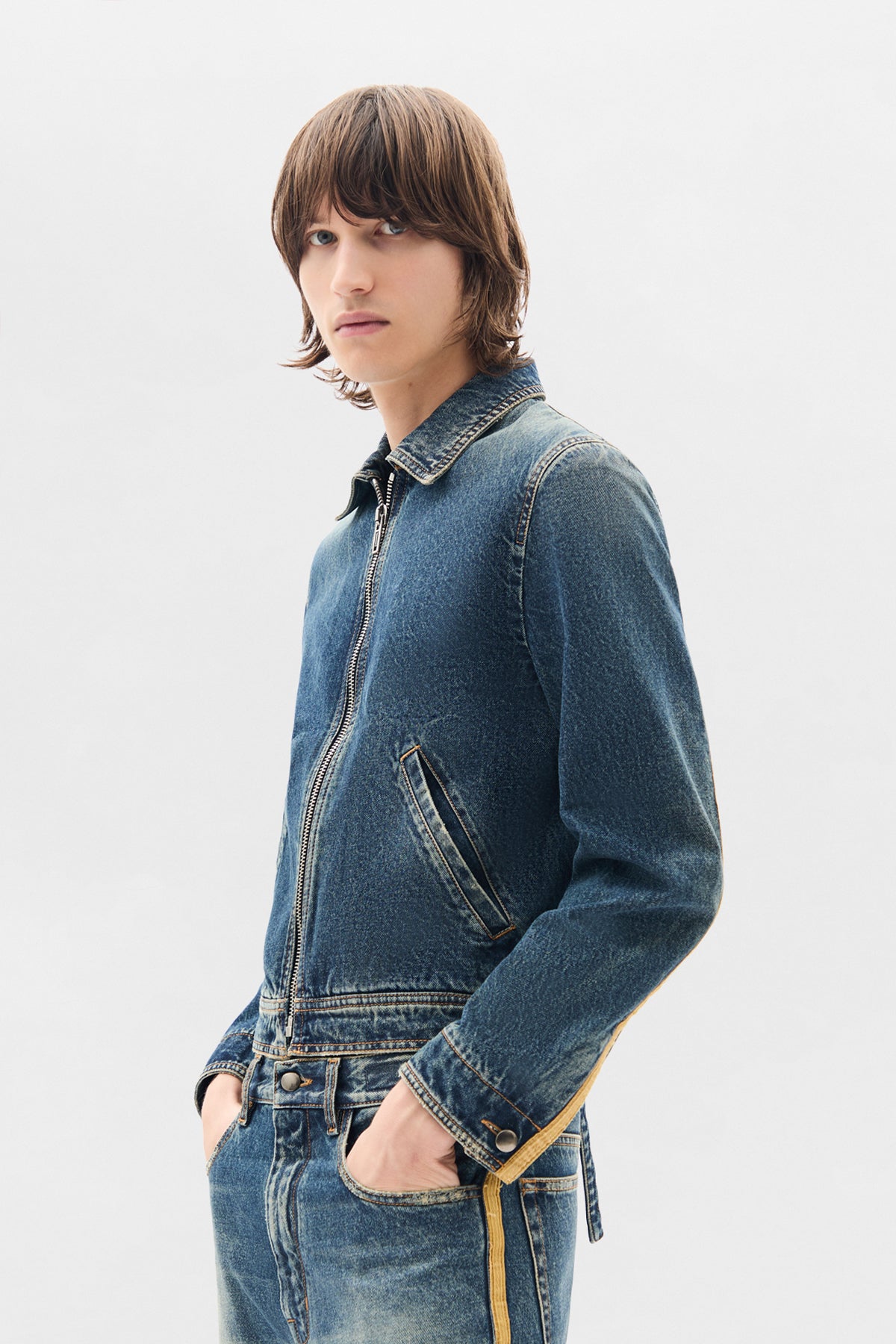 Blouson zippé ajusté Rocco 