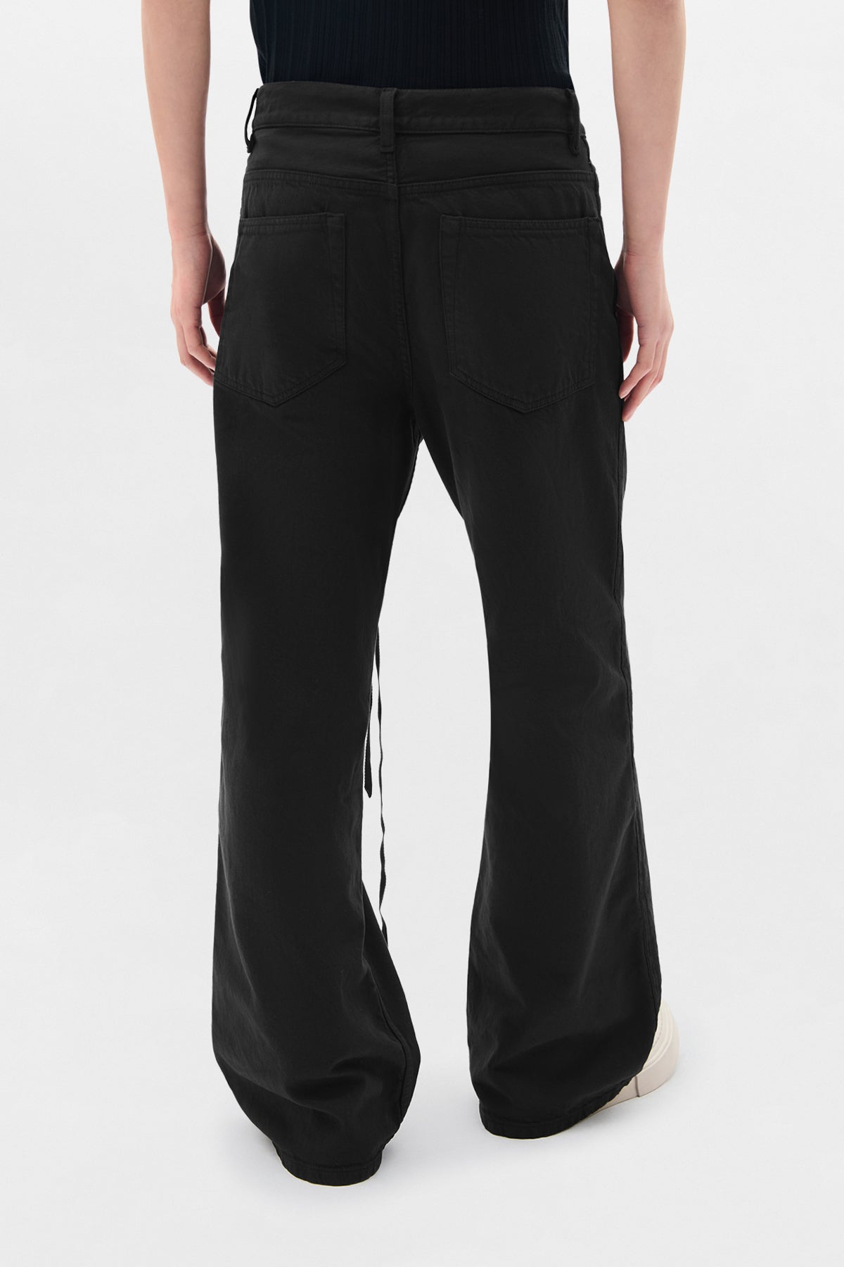 Alarik 5-Pockets Flared Cropped Trousers