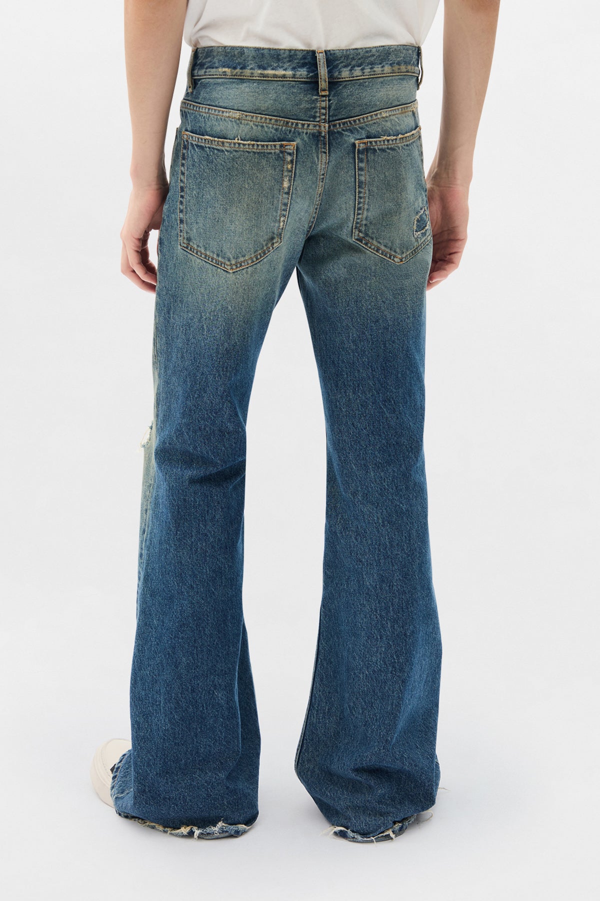 Hamo 5口袋修身喇叭裤 